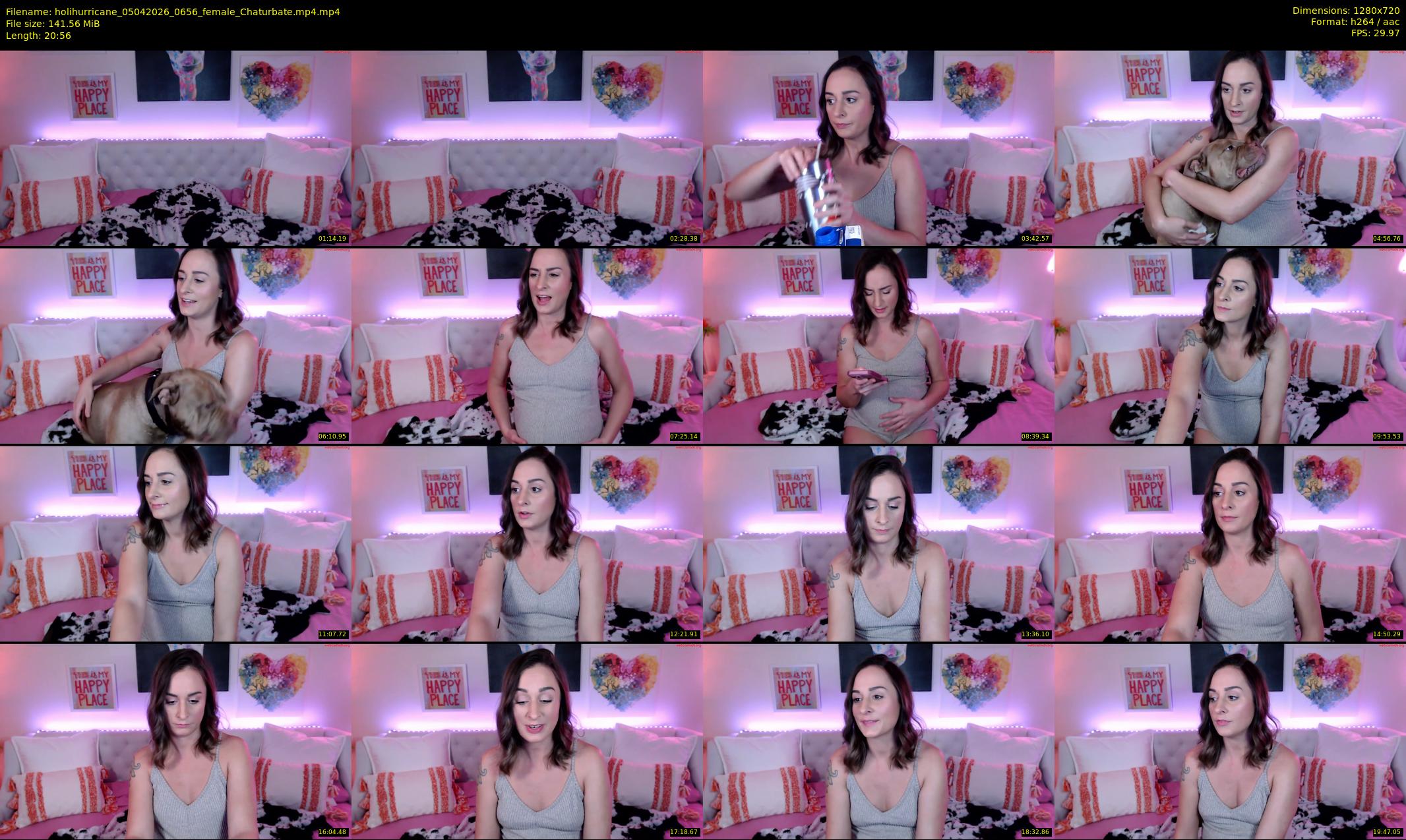 holihurricane — 21 minute Chaturbate female cam show recording, 720p, Apr 5, 2026