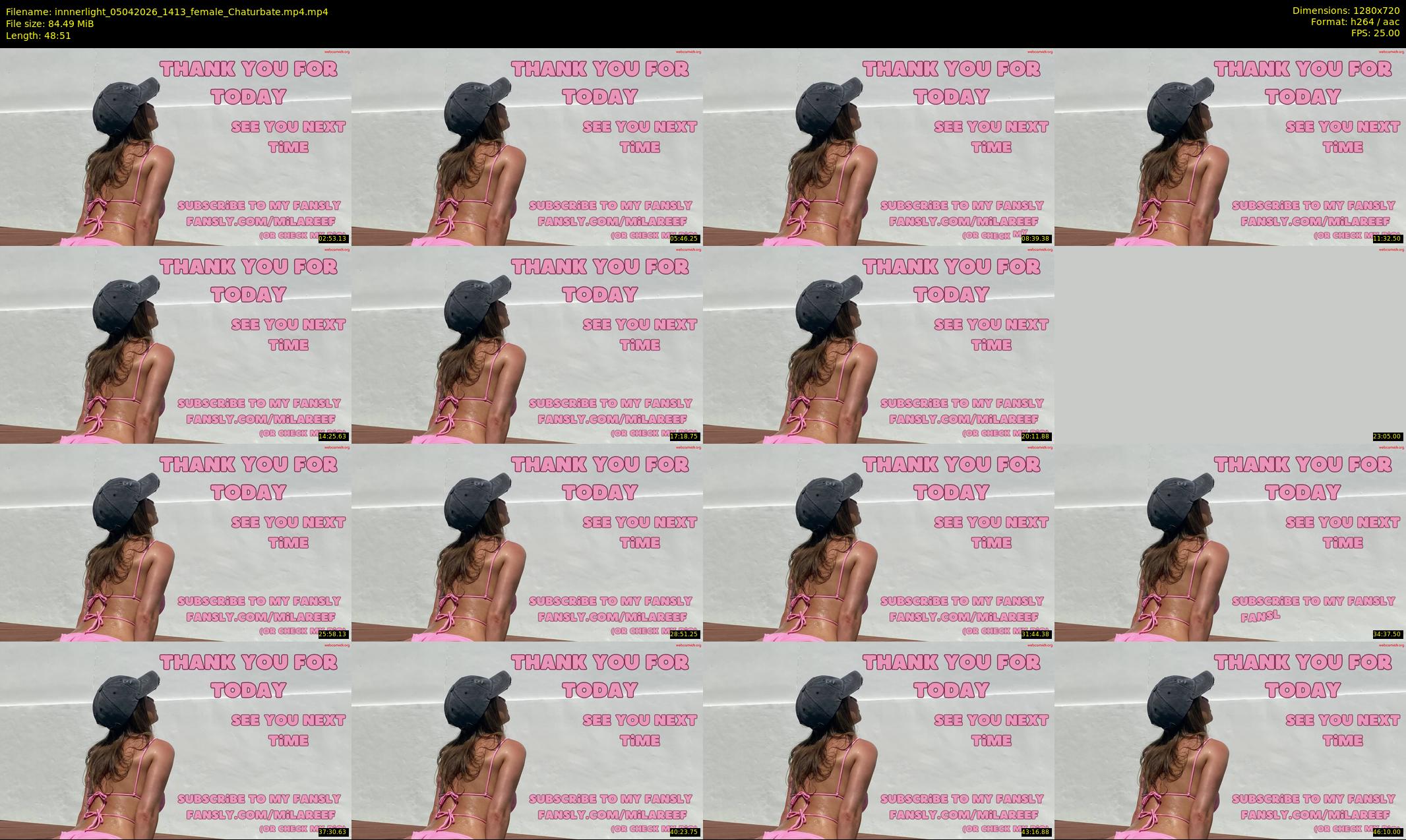 innnerlight — 49 minute Chaturbate female cam show recording, 720p, Apr 5, 2026
