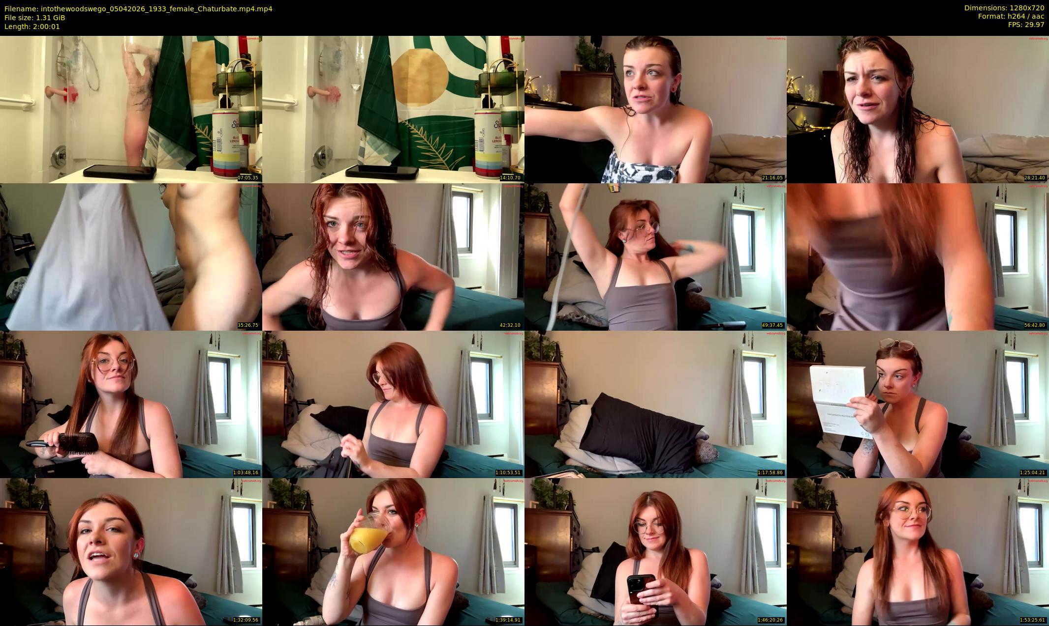 intothewoodswego — 121 minute Chaturbate female cam show recording, 720p, Apr 5, 2026