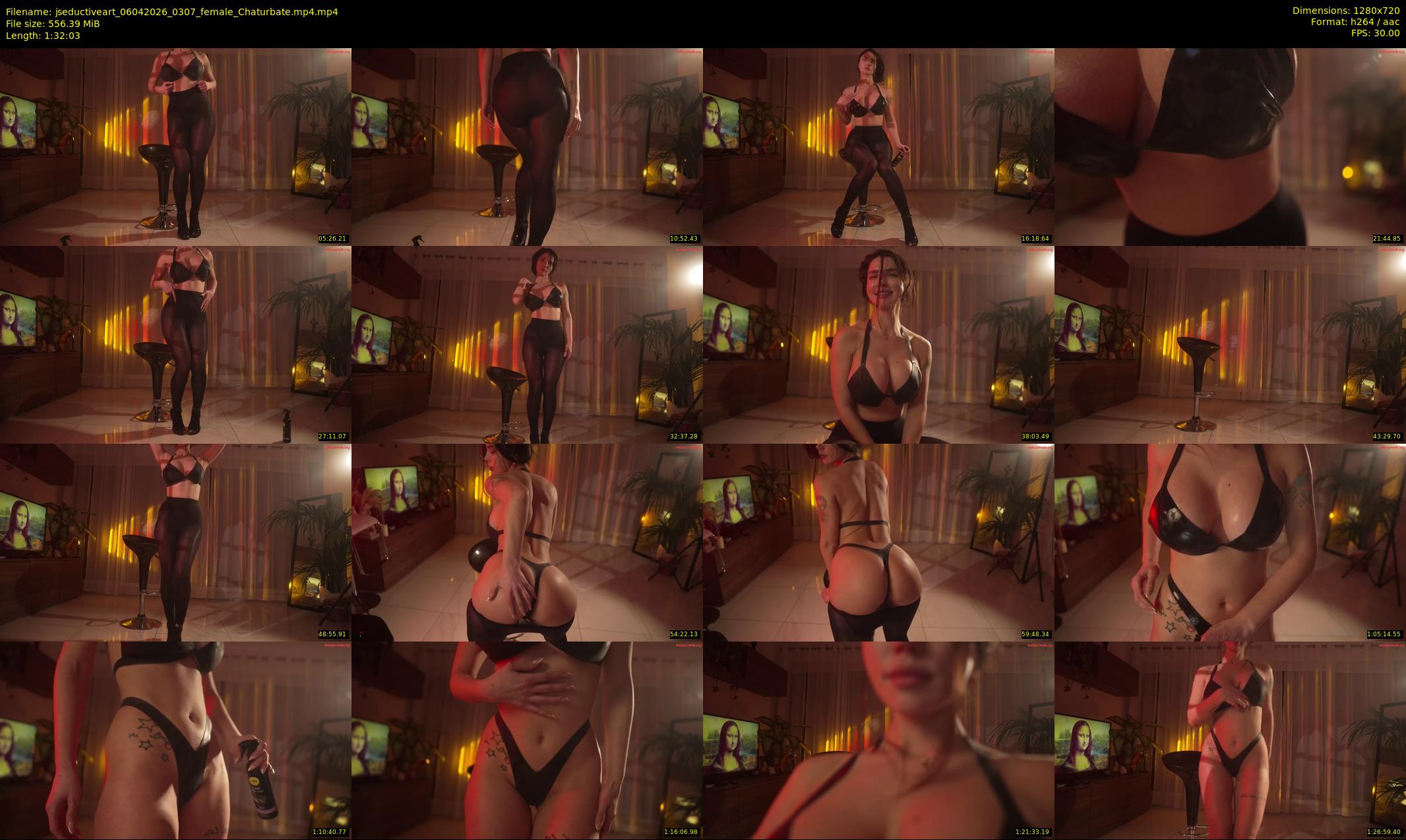 jseductiveart — 93 minute Chaturbate female cam show recording, 720p, Apr 6, 2026