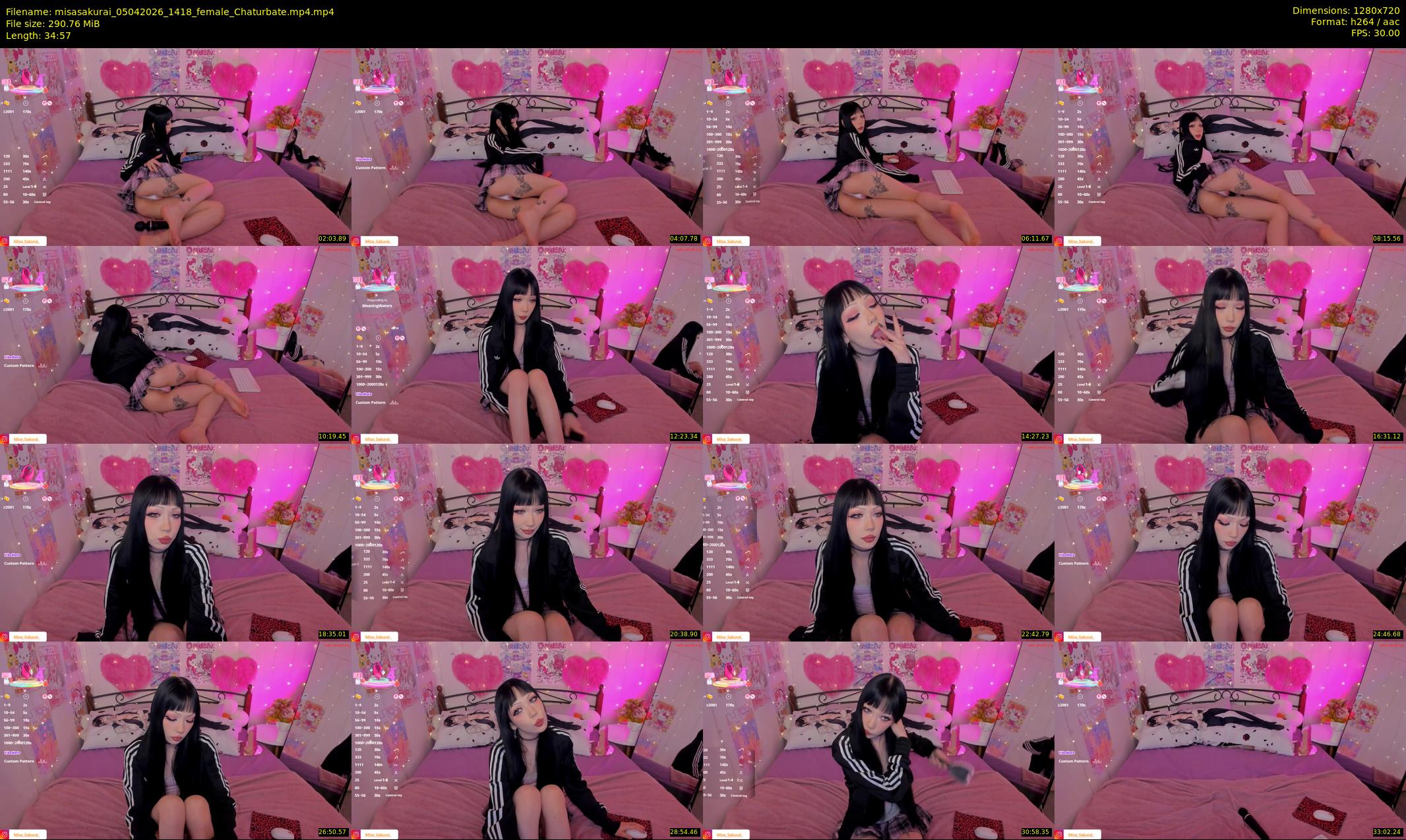 misasakurai — 35 minute Chaturbate female cam show recording, 720p, Apr 5, 2026