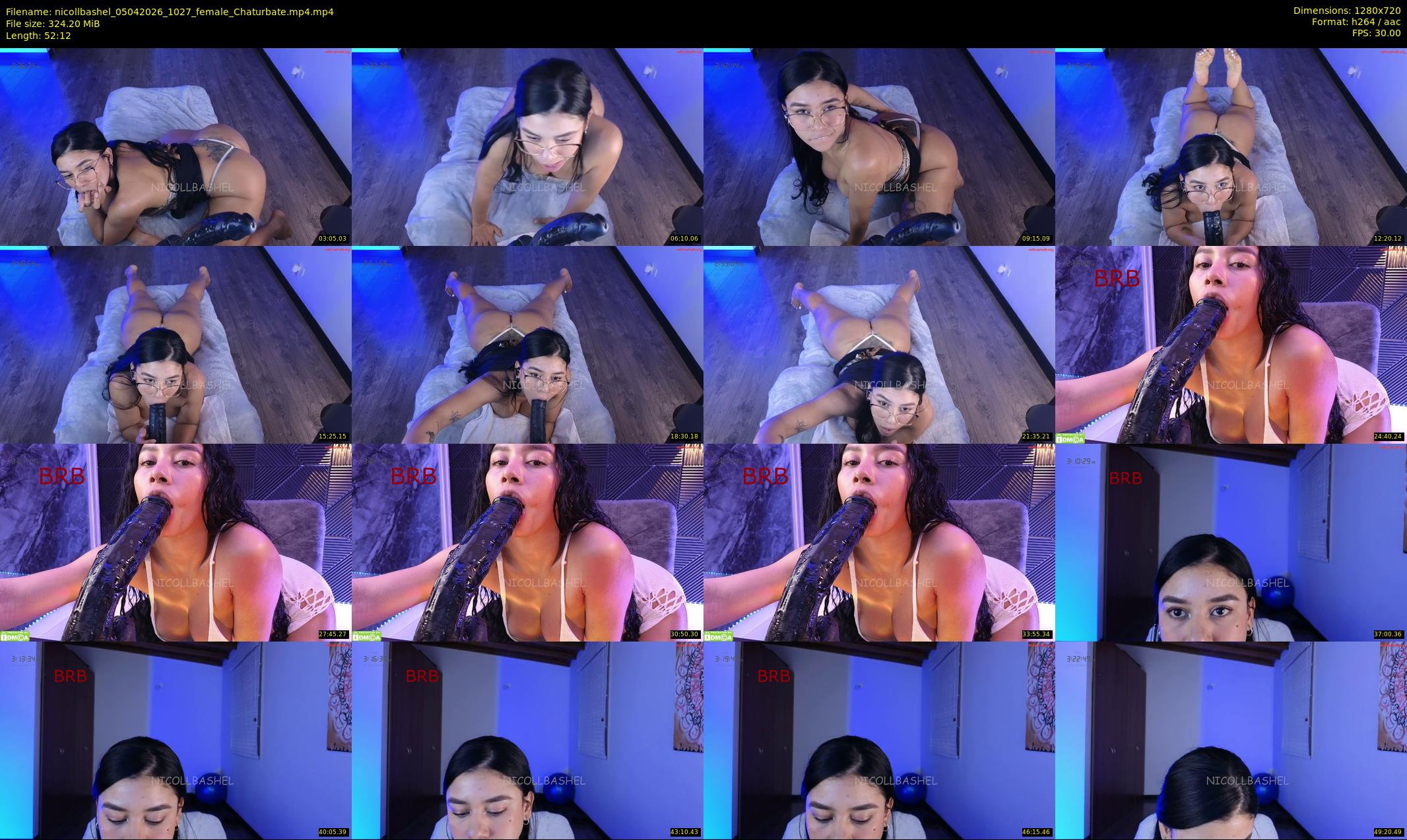 nicollbashel — 53 minute Chaturbate female cam show recording, 720p, Apr 5, 2026