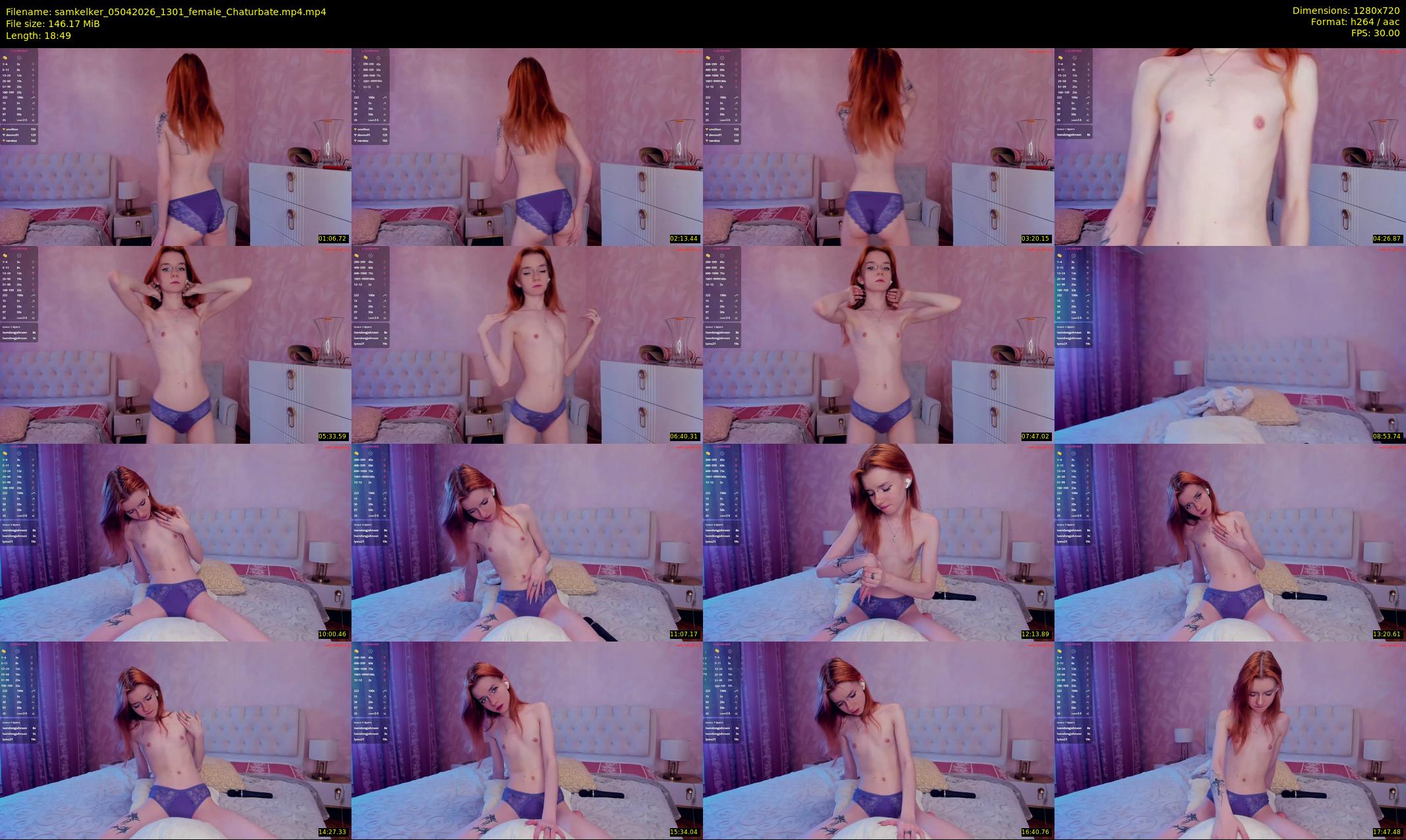 samkelker — 19 minute Chaturbate female cam show recording, 720p, Apr 5, 2026