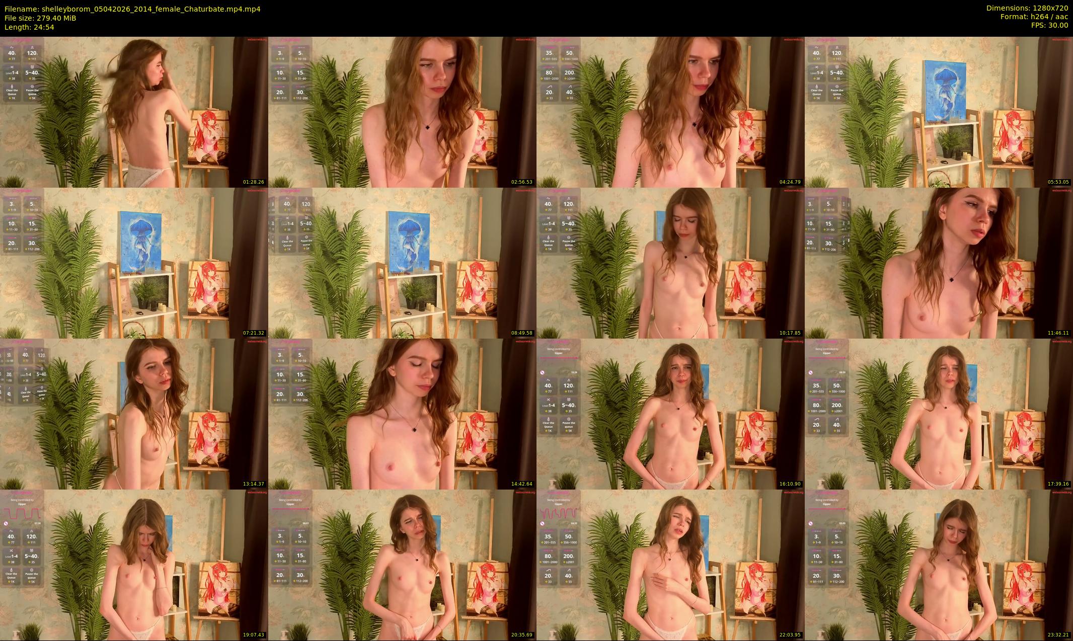 shelleyborom — 25 minute Chaturbate female cam show recording, 720p, Apr 5, 2026