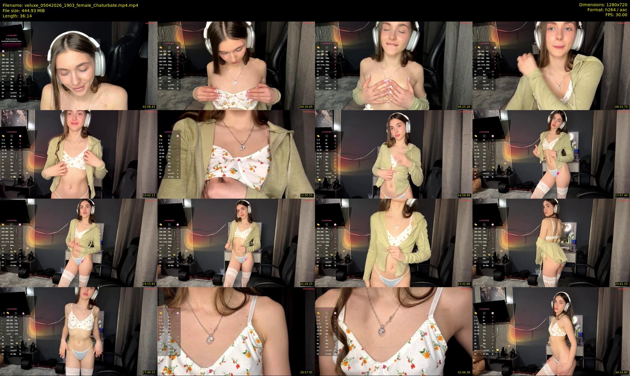 veluxe — 37 minute Chaturbate female cam show recording, 720p, Apr 5, 2026