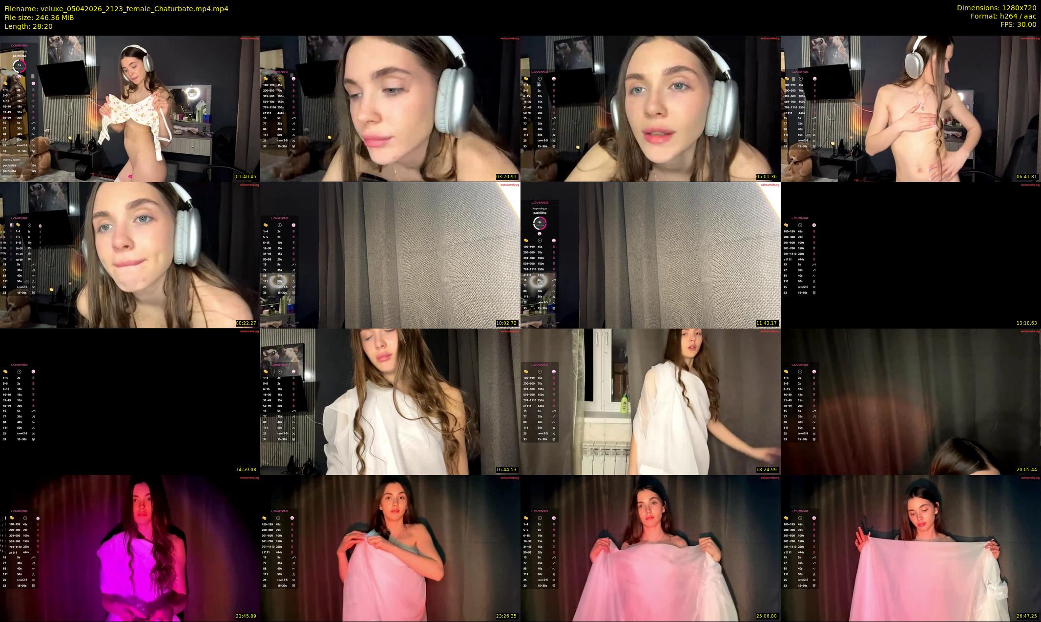 veluxe — 29 minute Chaturbate female cam show recording, 720p, Apr 5, 2026