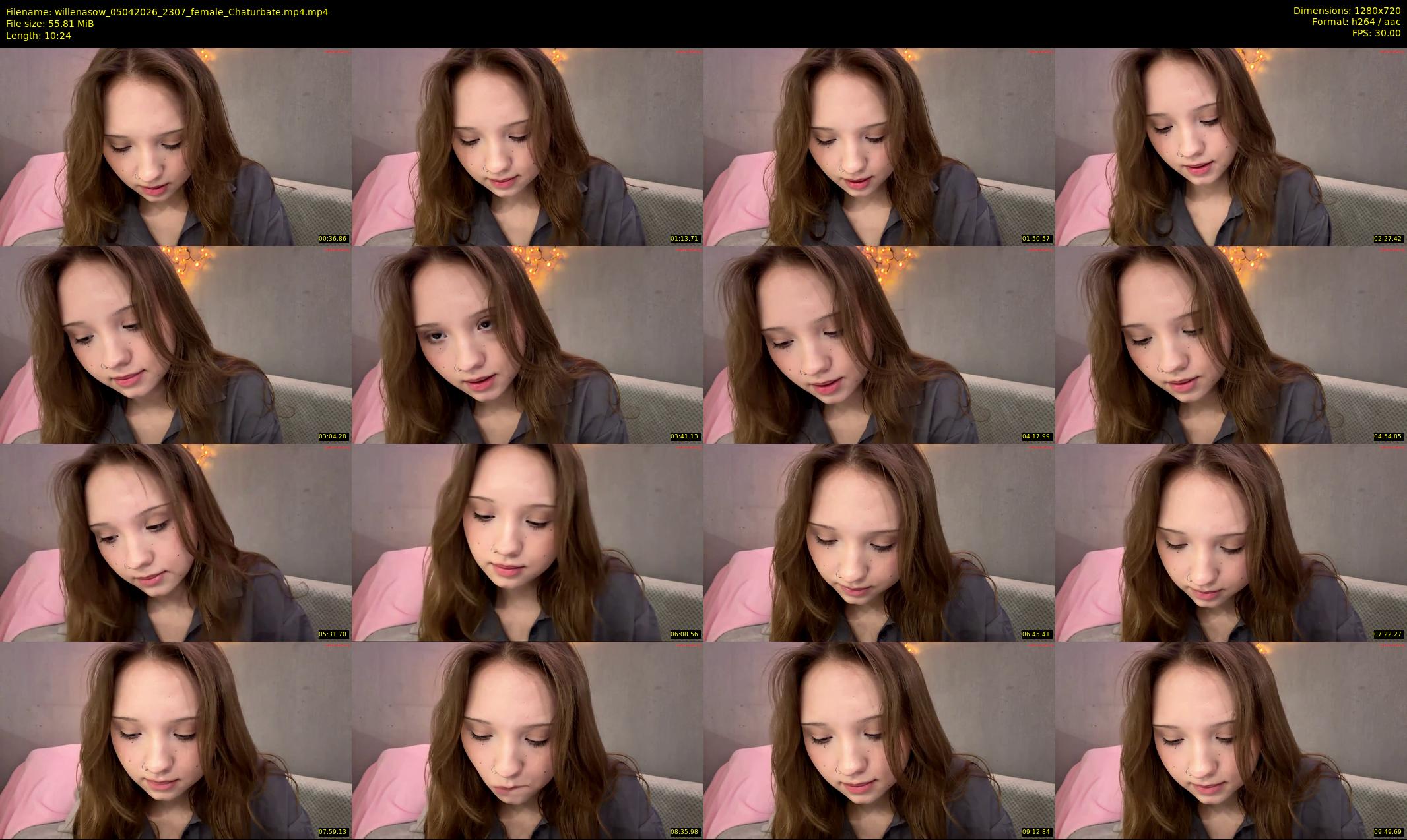 willenasow — 11 minute Chaturbate female cam show recording, 720p, Apr 5, 2026