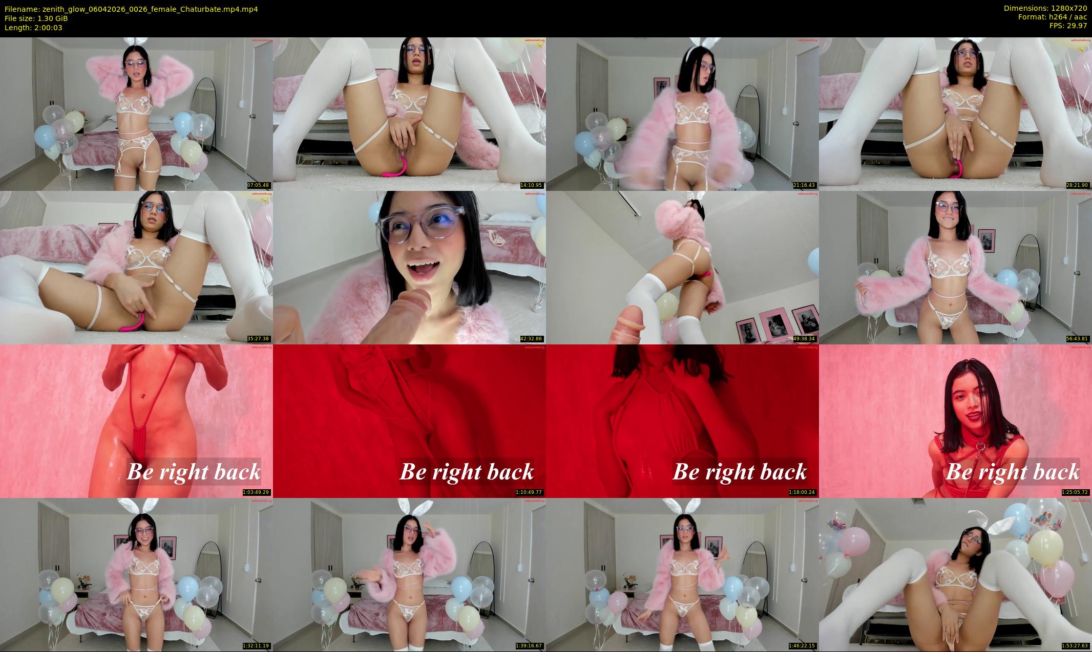 zenith_glow — 121 minute Chaturbate female cam show recording, 720p, Apr 6, 2026