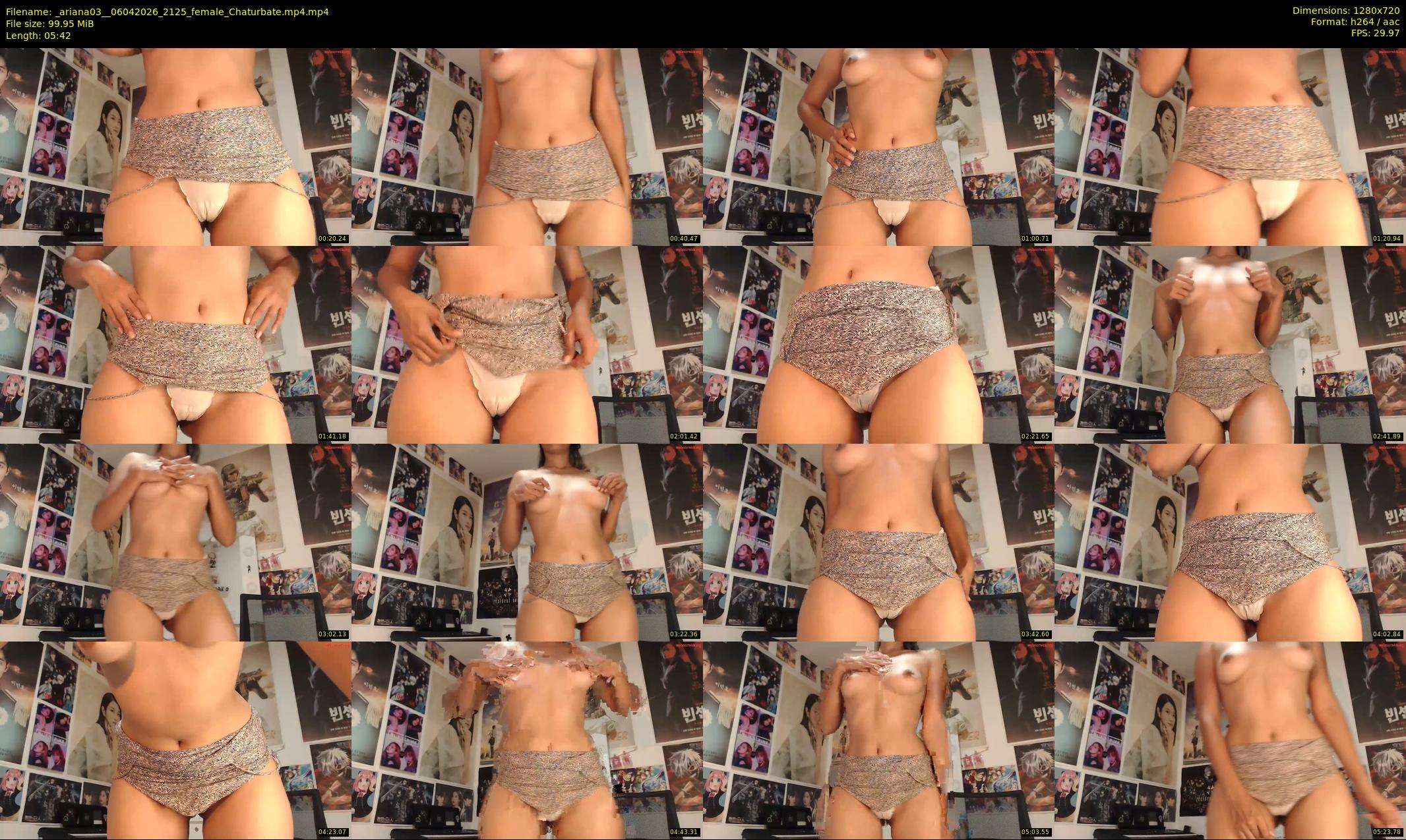 _ariana03_ — 6 minute Chaturbate female cam show recording, 720p, Apr 6, 2026