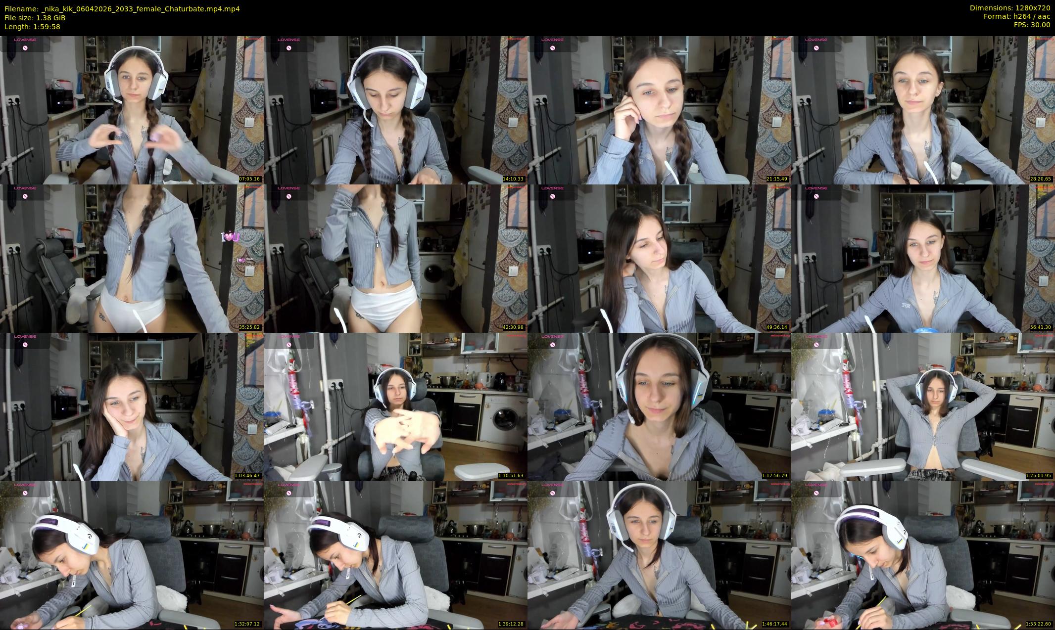 _nika_kik — 120 minute Chaturbate female cam show recording, 720p, Apr 6, 2026