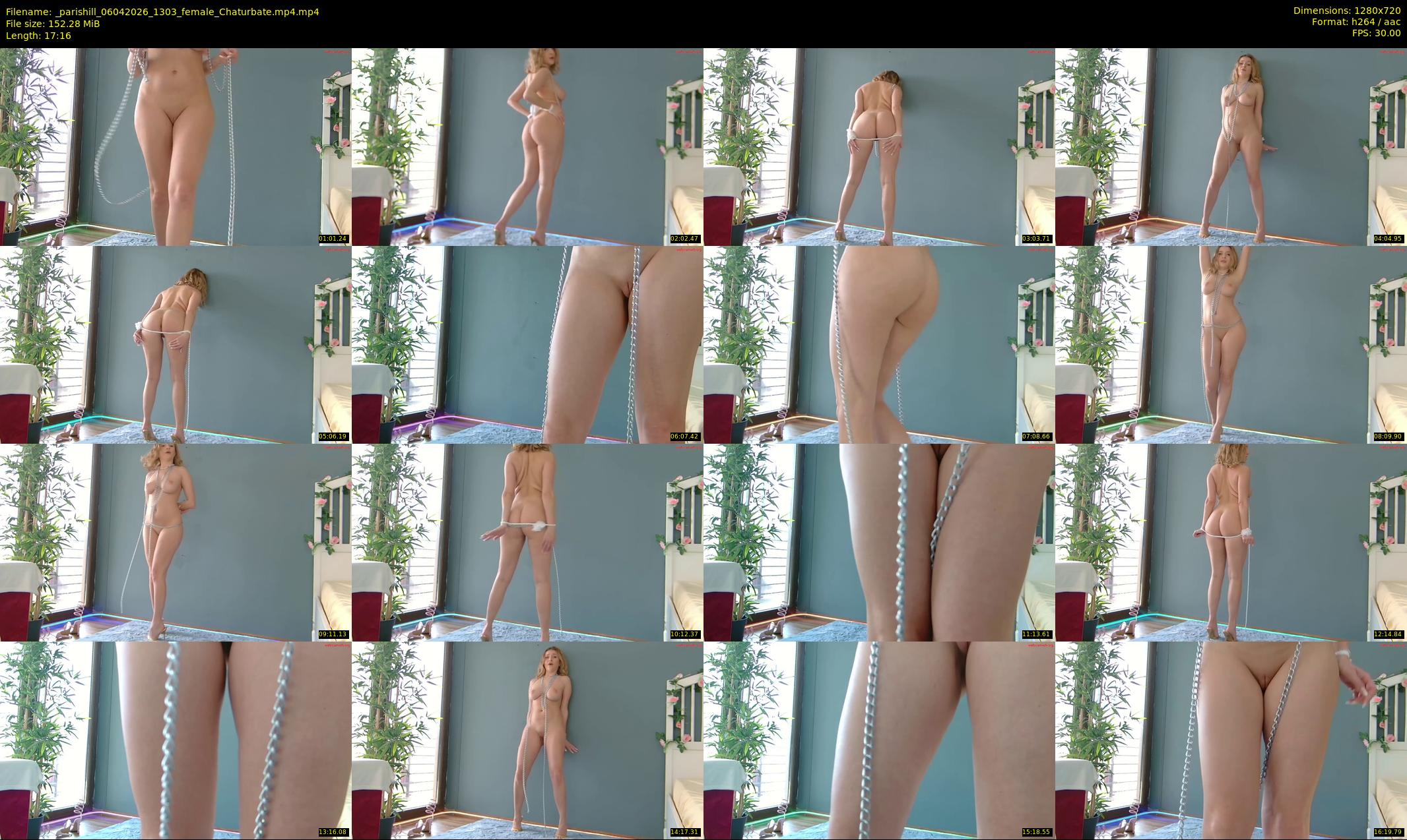 _parishill — 18 minute Chaturbate female cam show recording, 720p, Apr 6, 2026