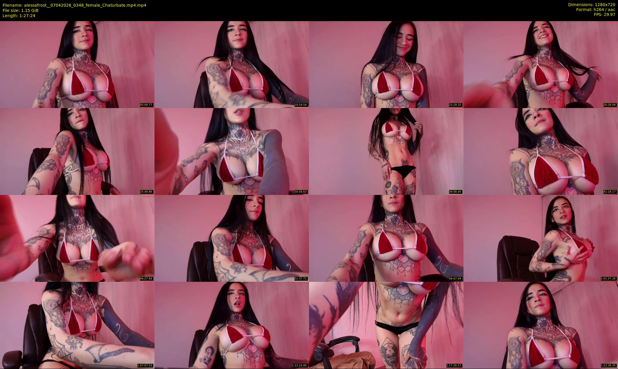 alessafrost_ — 88 minute Chaturbate female cam show recording, 720p, Apr 7, 2026