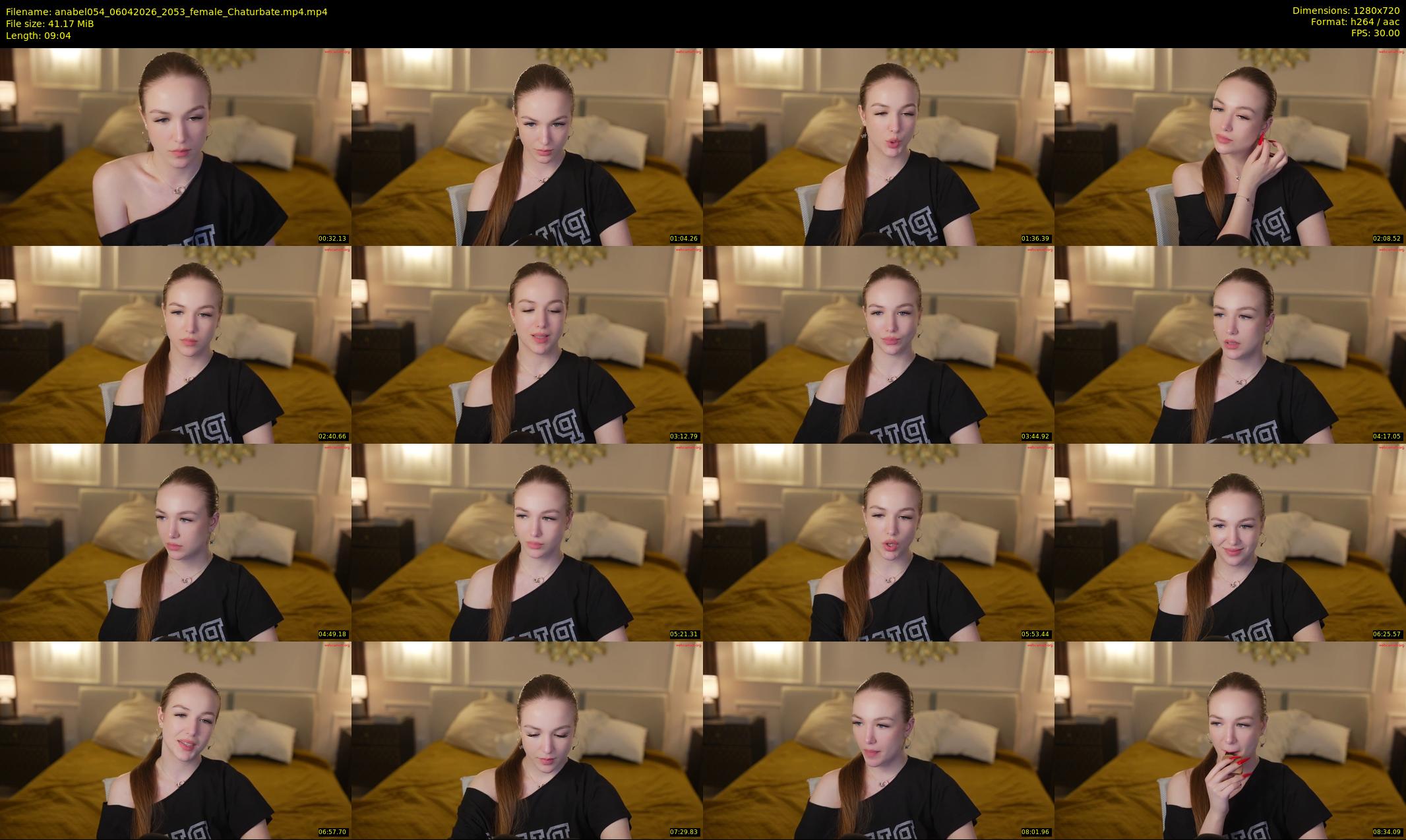 anabel054 — 10 minute Chaturbate female cam show recording, 720p, Apr 6, 2026