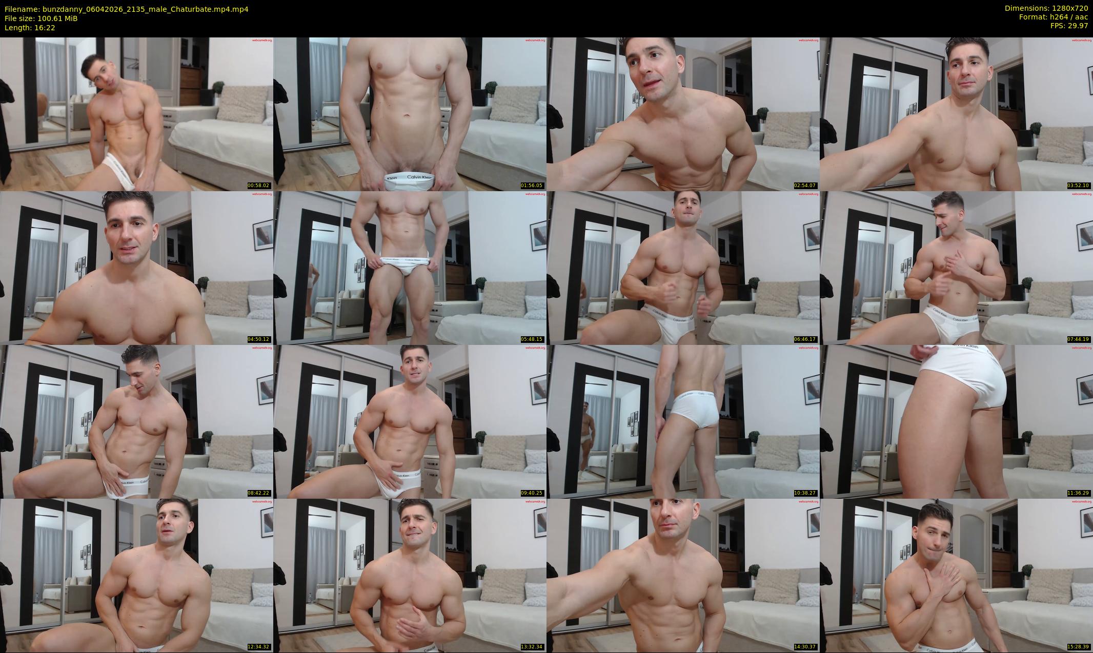 bunzdanny — 17 minute Chaturbate male cam show recording, 720p, Apr 6, 2026