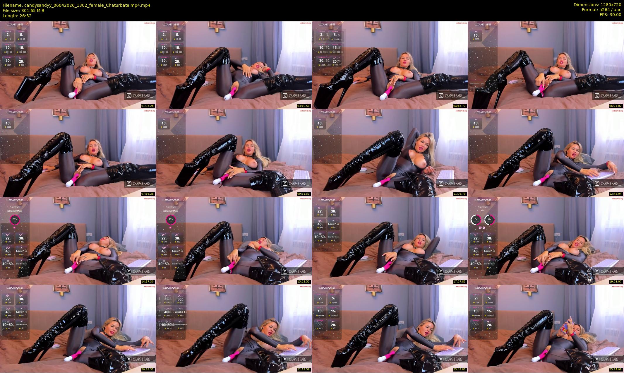candysandyy — 27 minute Chaturbate female cam show recording, 720p, Apr 6, 2026