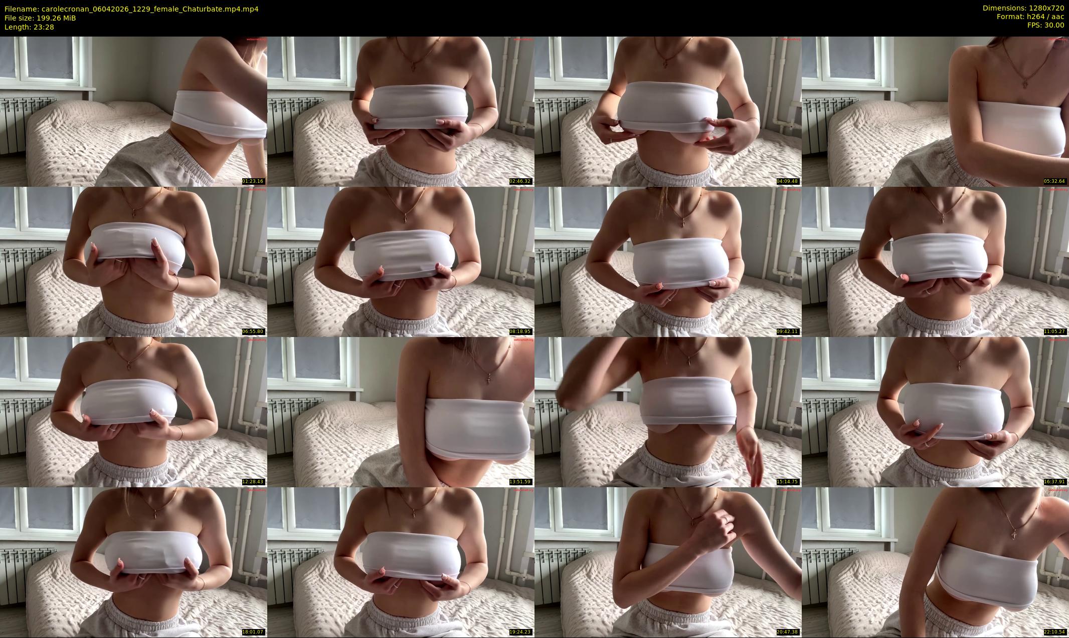 carolecronan — 24 minute Chaturbate female cam show recording, 720p, Apr 6, 2026
