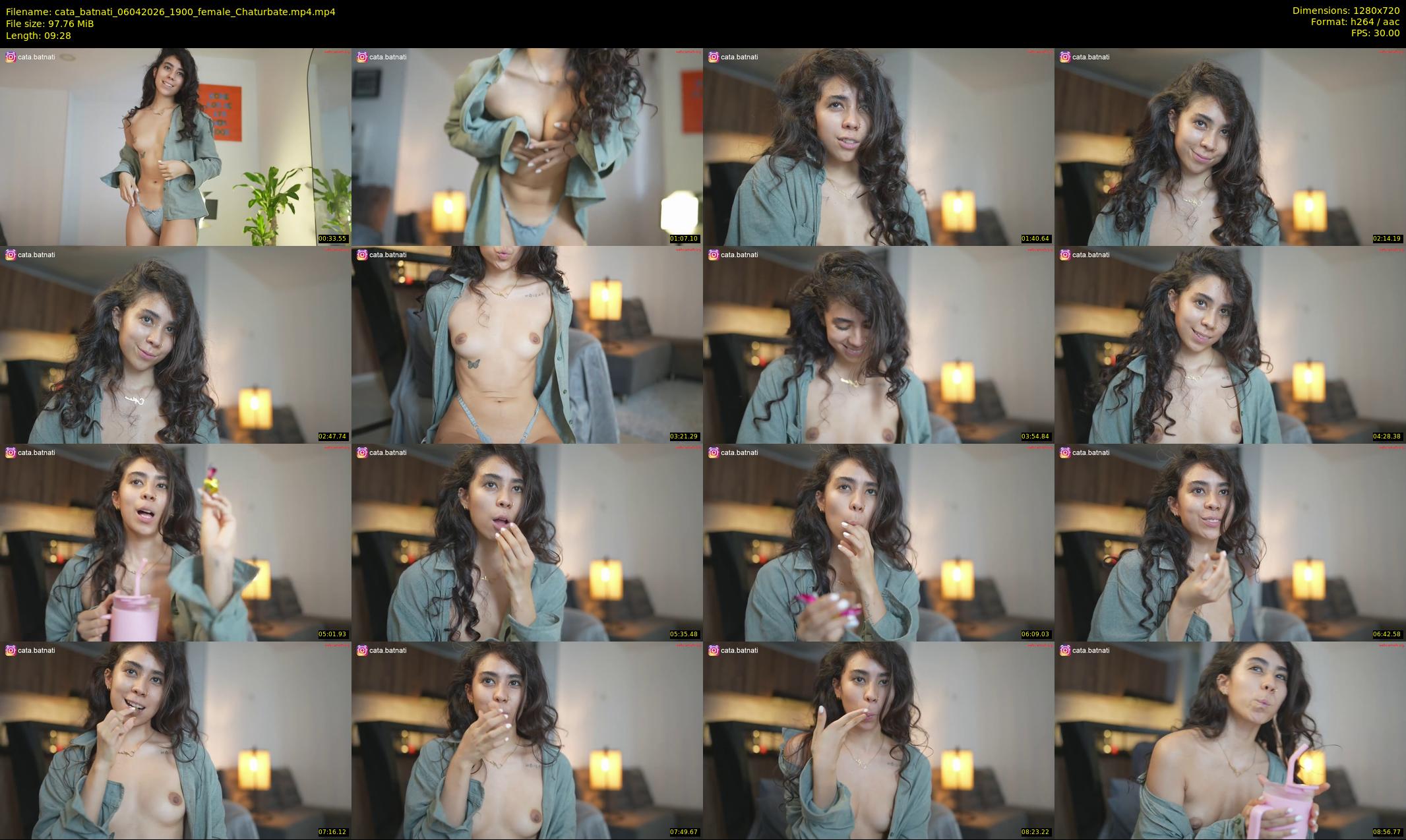 cata_batnati — 10 minute Chaturbate female cam show recording, 720p, Apr 6, 2026