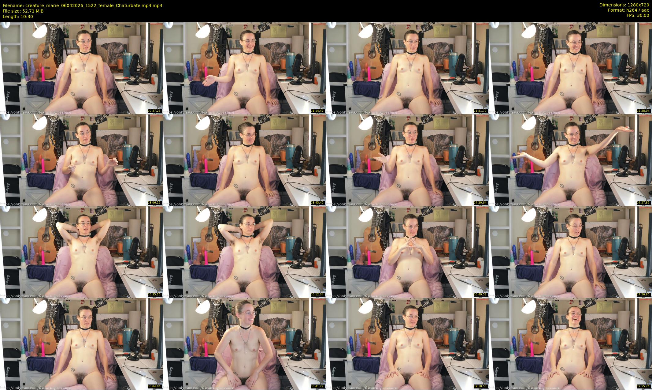 creature_marie — 11 minute Chaturbate female cam show recording, 720p, Apr 6, 2026