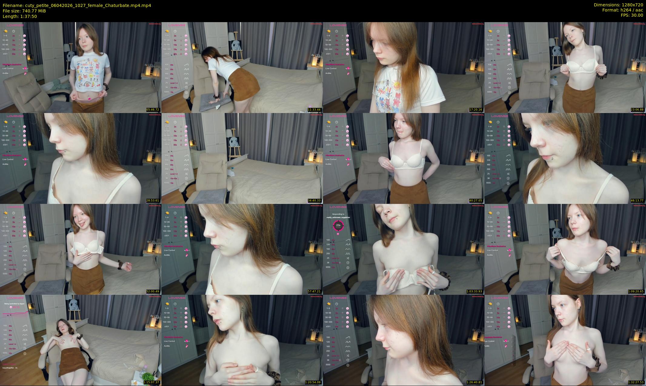 cuty_petite — 98 minute Chaturbate female cam show recording, 720p, Apr 6, 2026