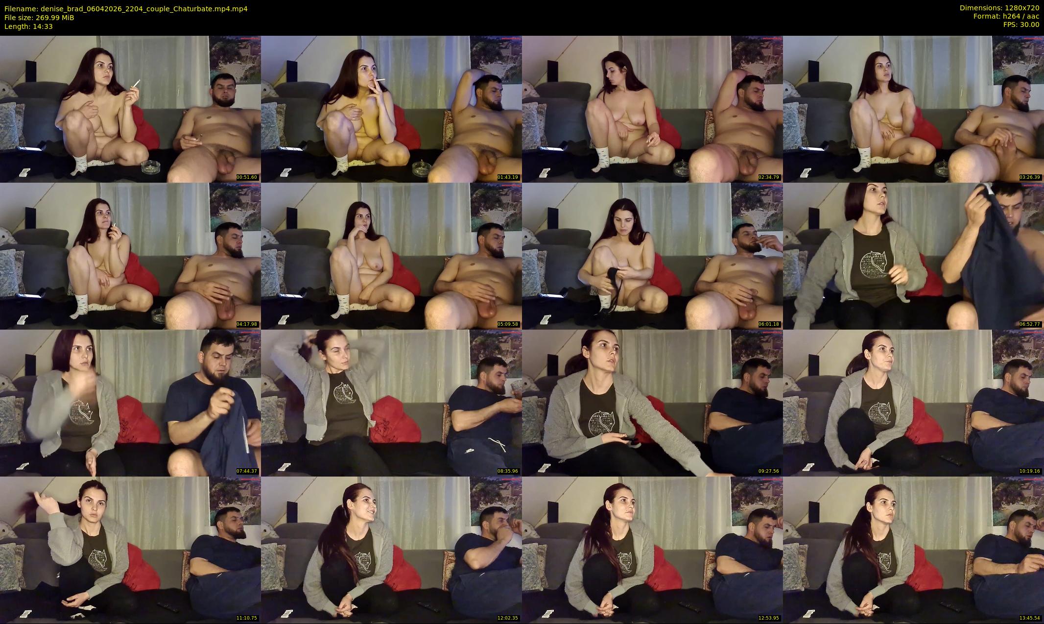denise_brad — 15 minute Chaturbate couple cam show recording, 720p, Apr 6, 2026