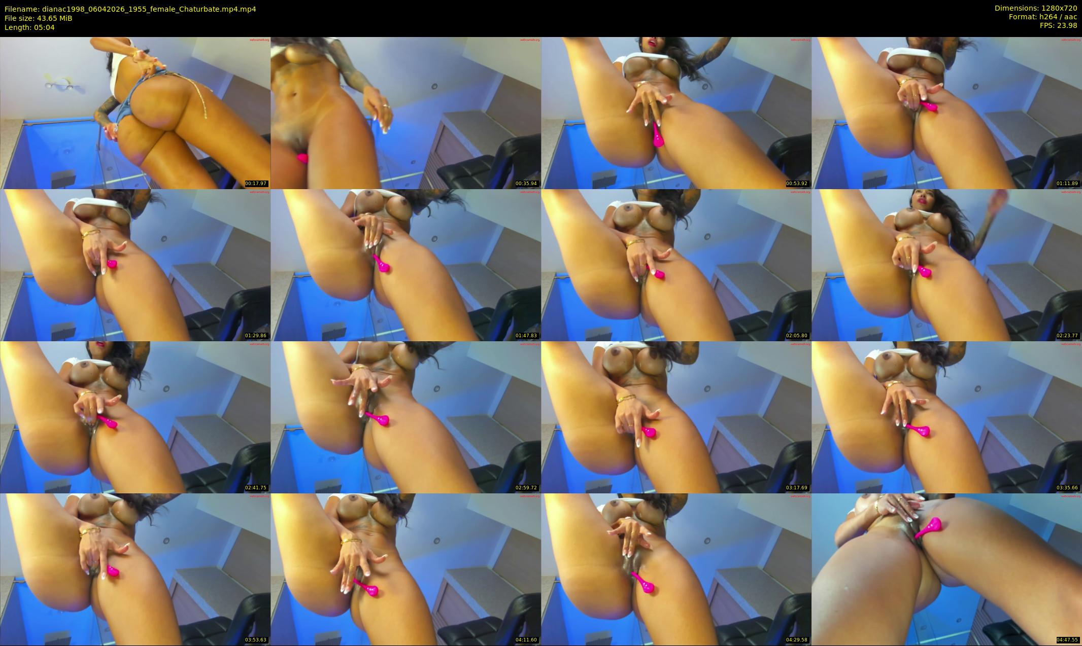 dianac1998 — 6 minute Chaturbate female cam show recording, 720p, Apr 6, 2026