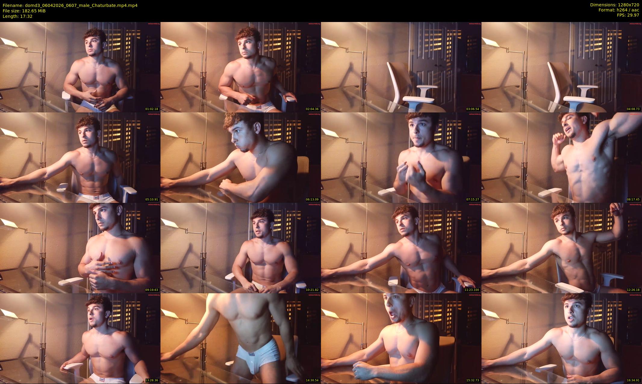 domd3 — 18 minute Chaturbate male cam show recording, 720p, Apr 6, 2026
