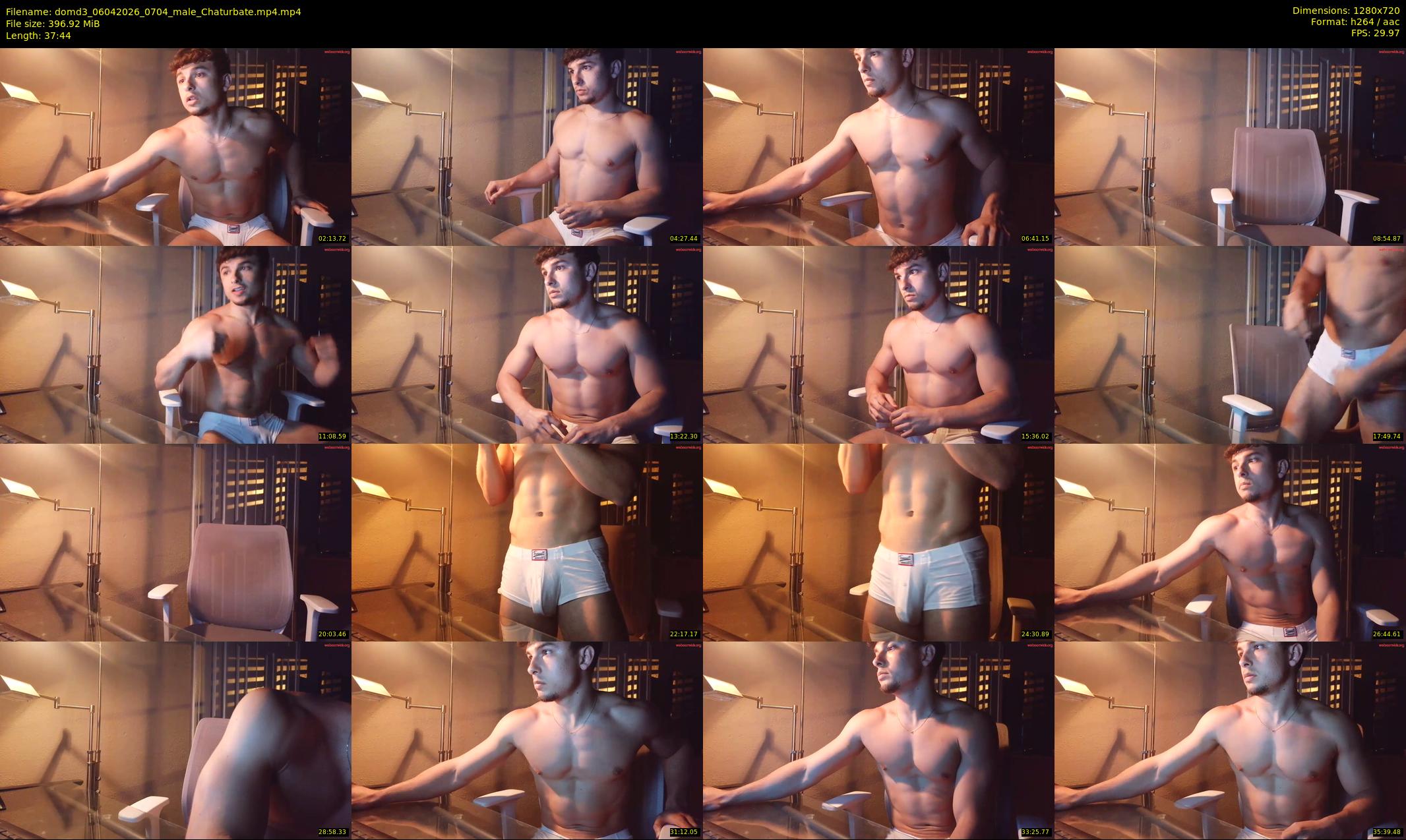domd3 — 38 minute Chaturbate male cam show recording, 720p, Apr 6, 2026