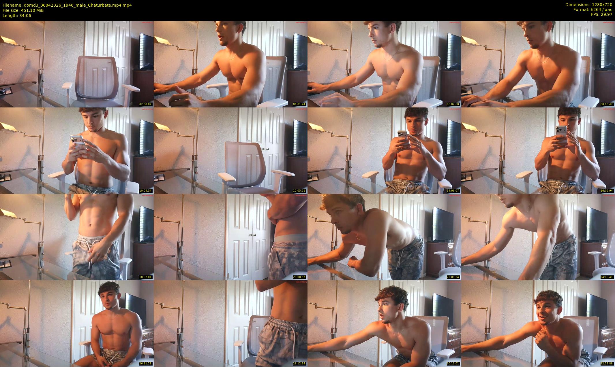 domd3 — 35 minute Chaturbate male cam show recording, 720p, Apr 6, 2026