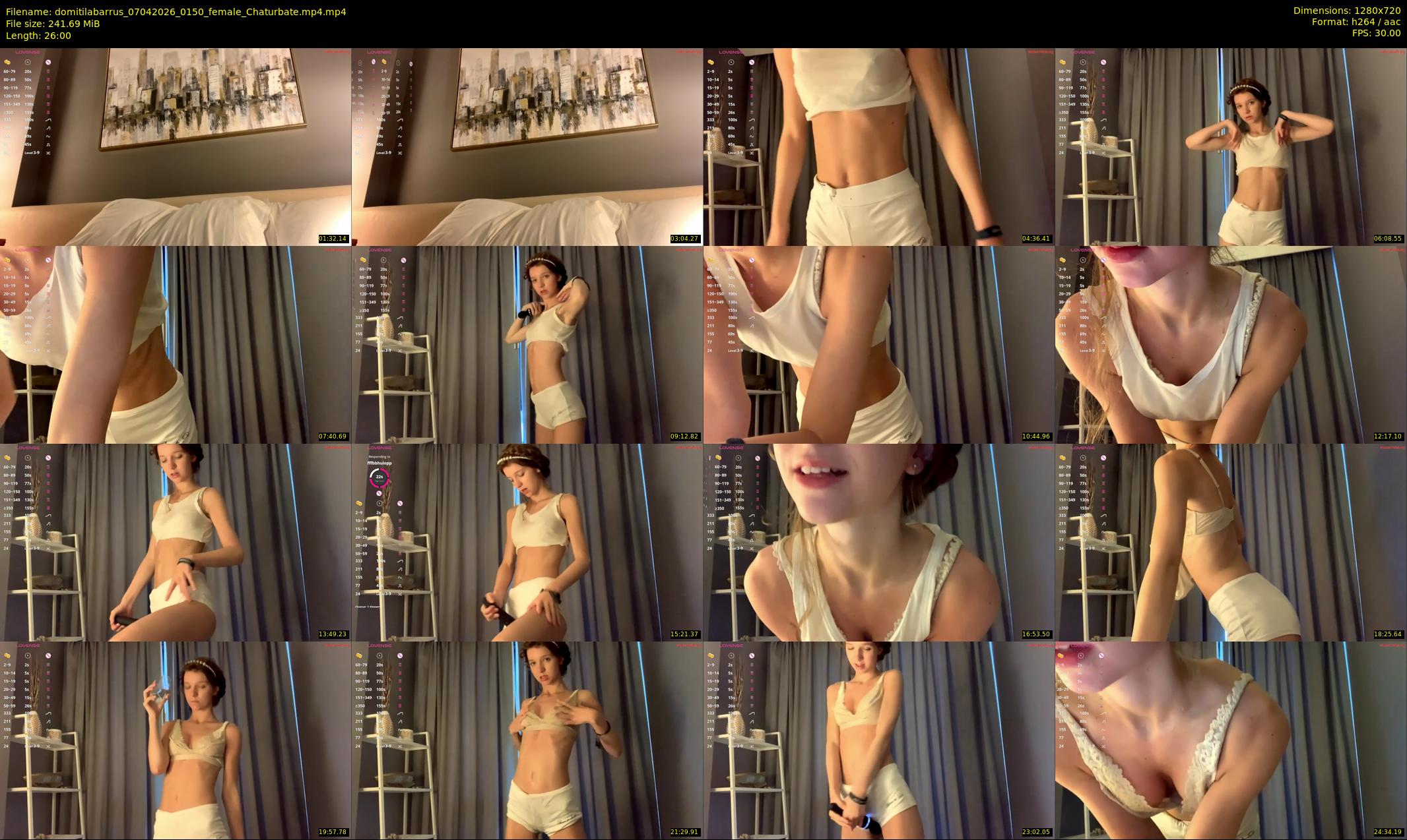 domitilabarrus — 26 minute Chaturbate female cam show recording, 720p, Apr 7, 2026
