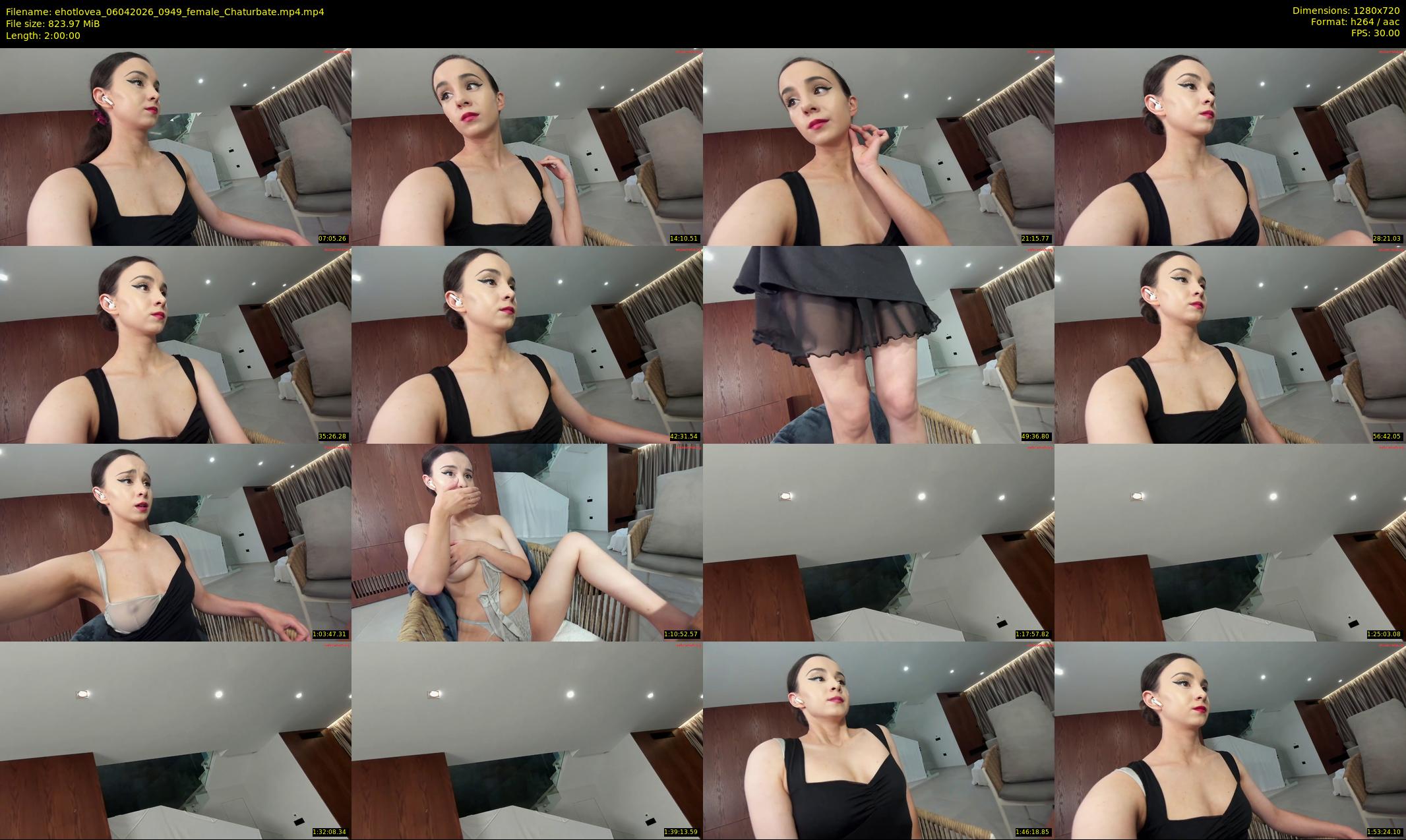 ehotlovea — 120 minute Chaturbate female cam show recording, 720p, Apr 6, 2026