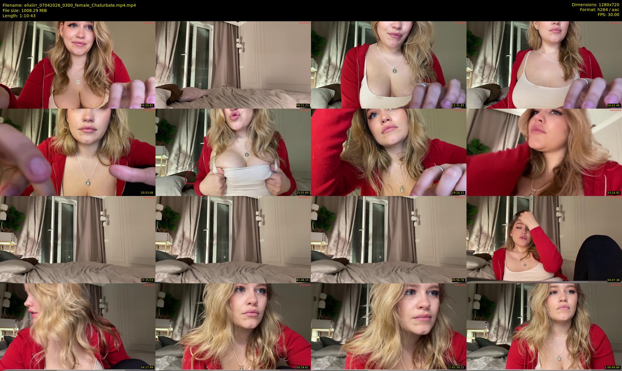 elixiirr — 71 minute Chaturbate female cam show recording, 720p, Apr 7, 2026
