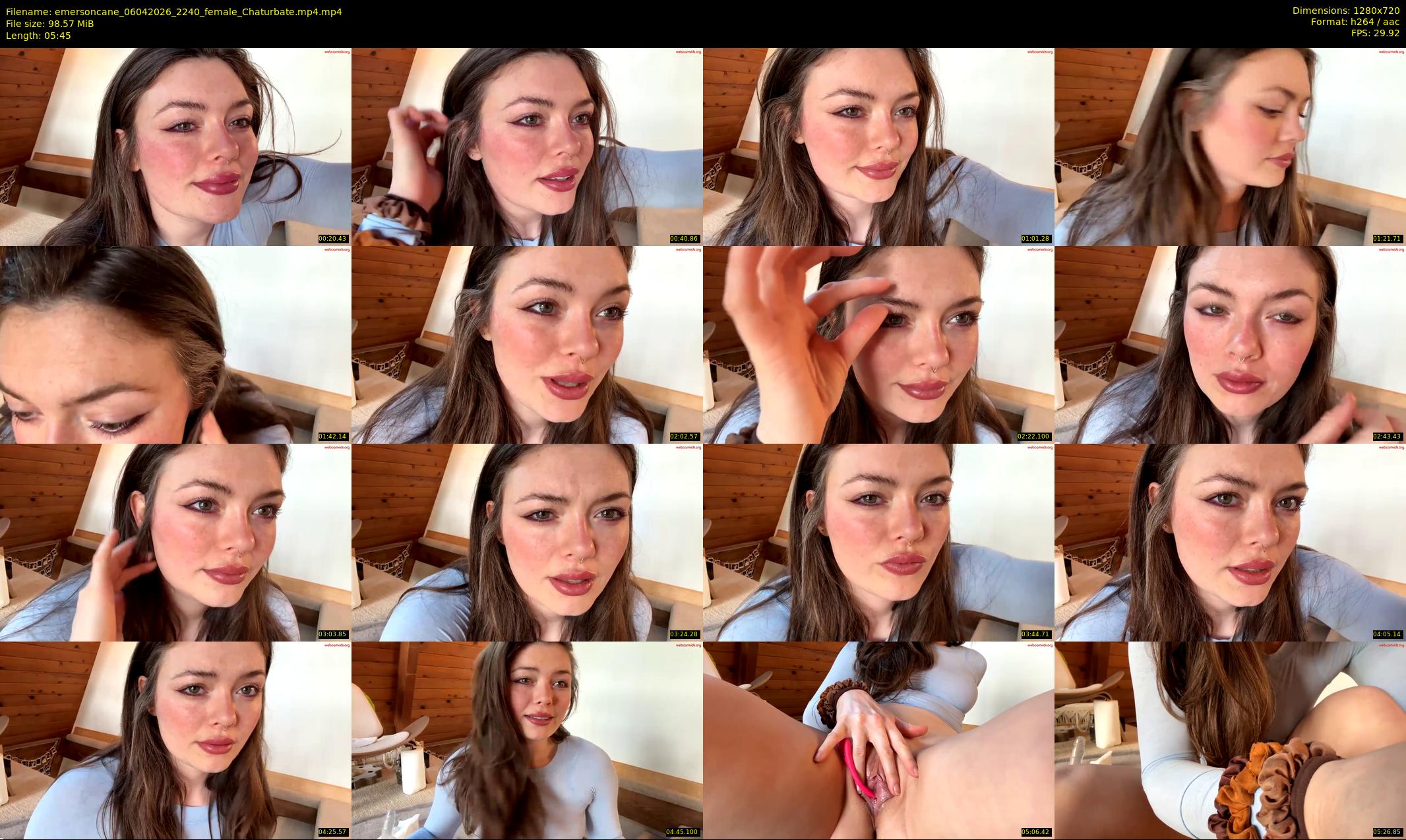 emersoncane — 6 minute Chaturbate female cam show recording, 720p, Apr 6, 2026