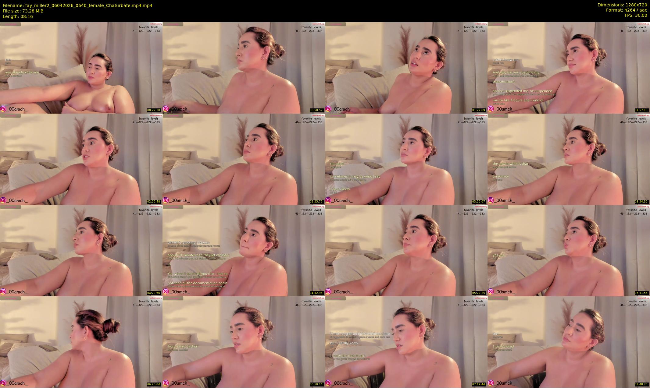 fay_miller2 — 9 minute Chaturbate female cam show recording, 720p, Apr 6, 2026