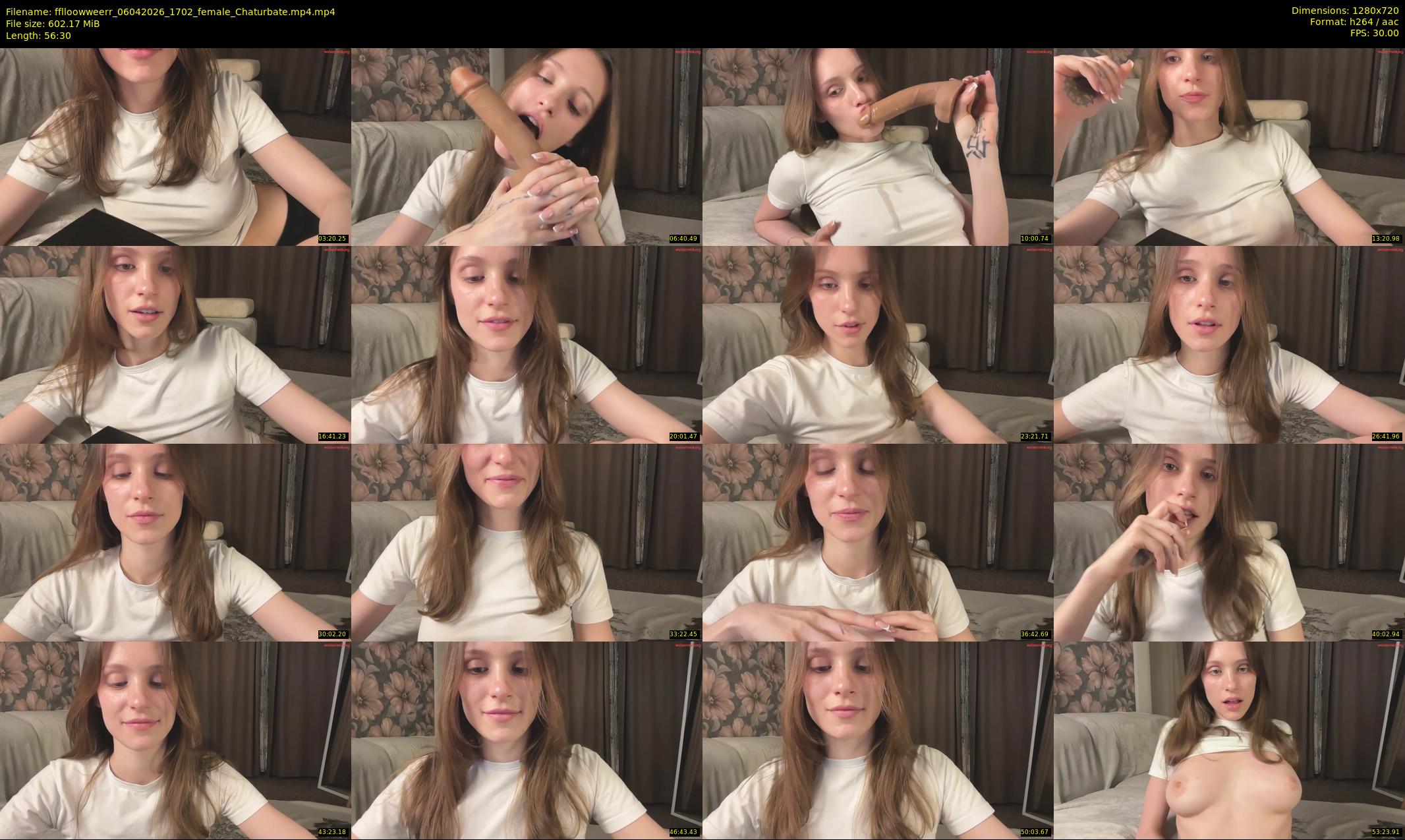 fflloowweerr — 57 minute Chaturbate couple cam show recording, 720p, Apr 6, 2026