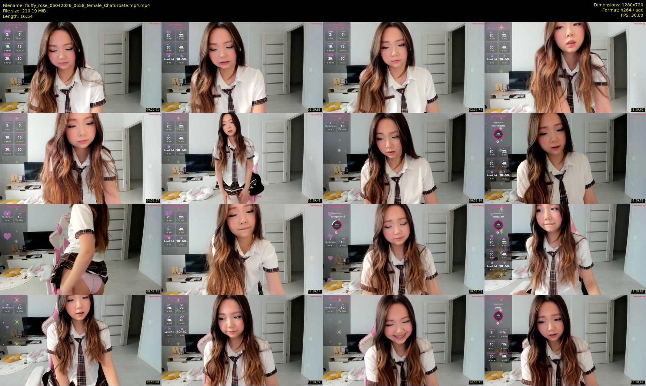 fluffy_rose — 17 minute Chaturbate female cam show recording, 720p, Apr 6, 2026