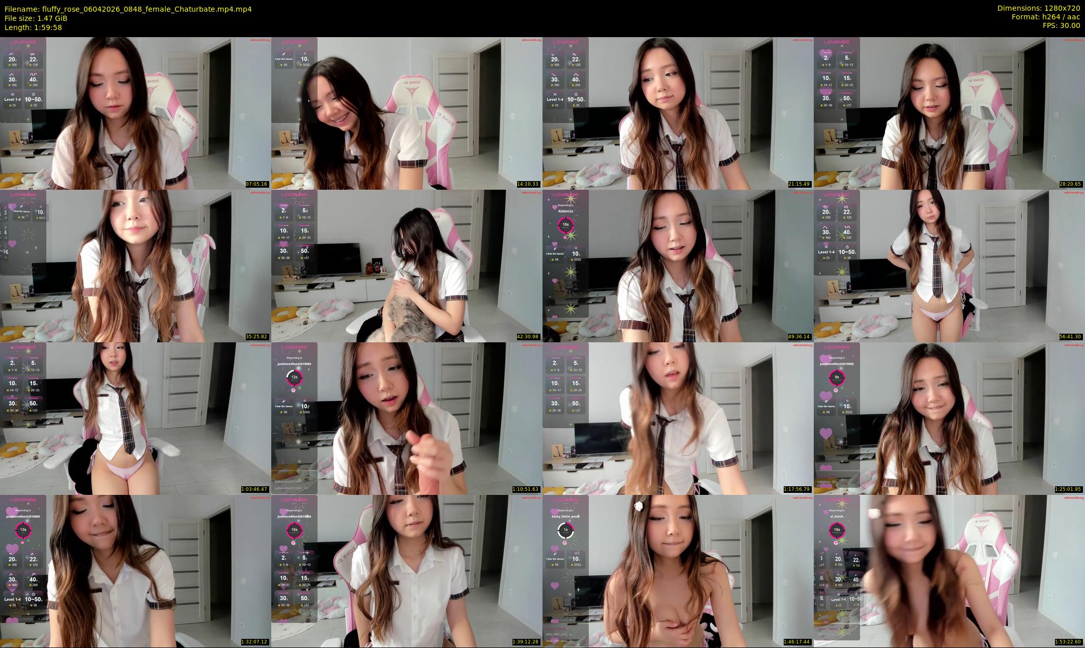 fluffy_rose — 120 minute Chaturbate female cam show recording, 720p, Apr 6, 2026