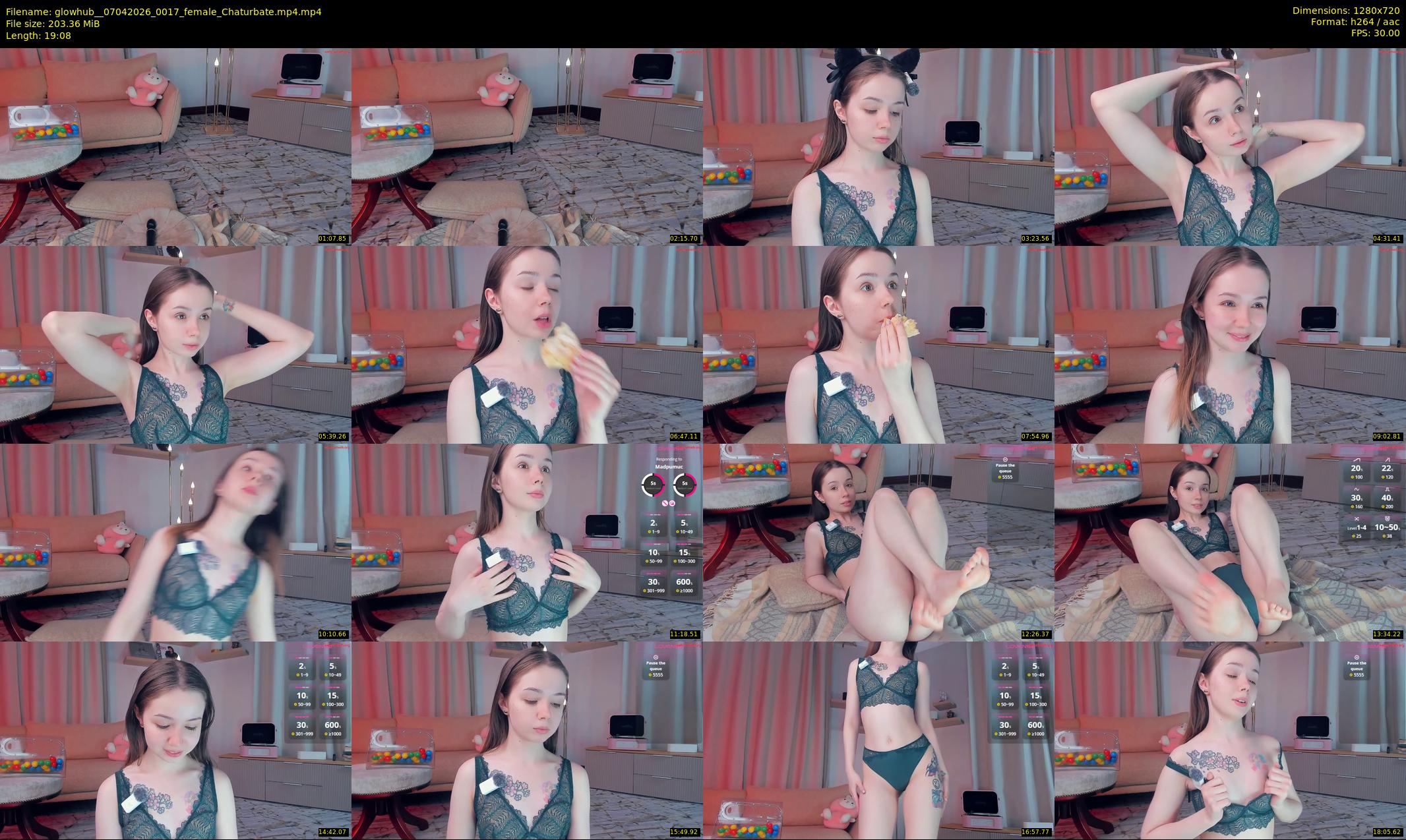 glowhub_ — 20 minute Chaturbate female cam show recording, 720p, Apr 7, 2026