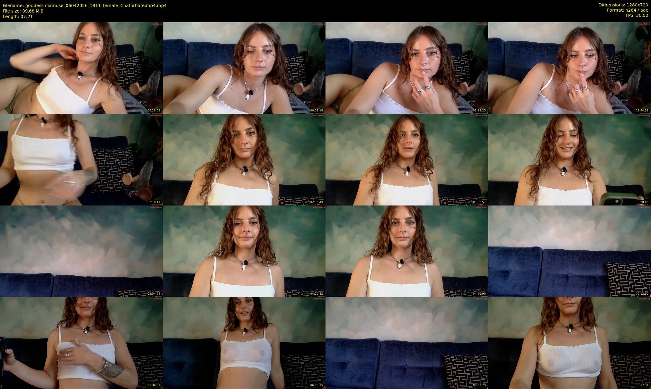 goddessmiamuse — 8 minute Chaturbate female cam show recording, 720p, Apr 6, 2026