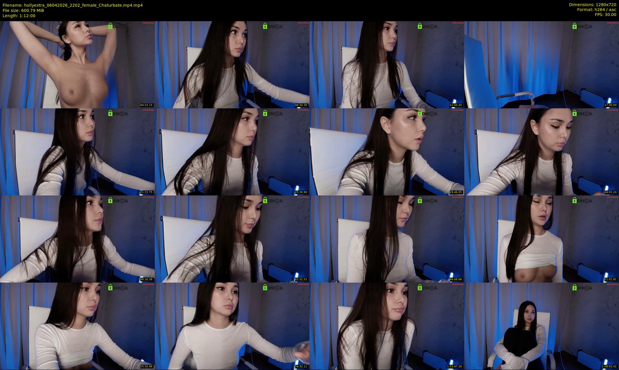 hollyextra — 72 minute Chaturbate female cam show recording, 720p, Apr 6, 2026
