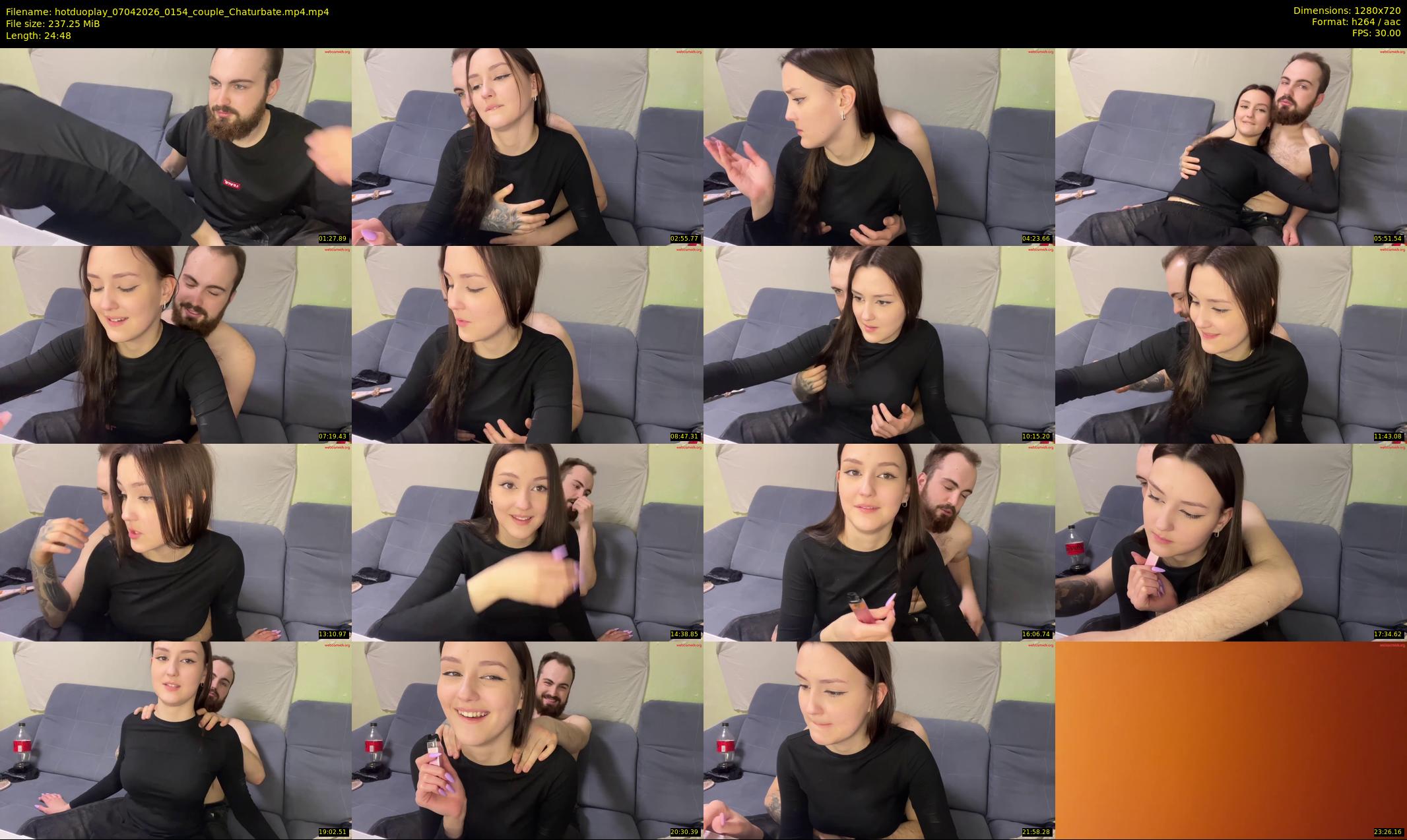 hotduoplay — 25 minute Chaturbate couple cam show recording, 720p, Apr 7, 2026