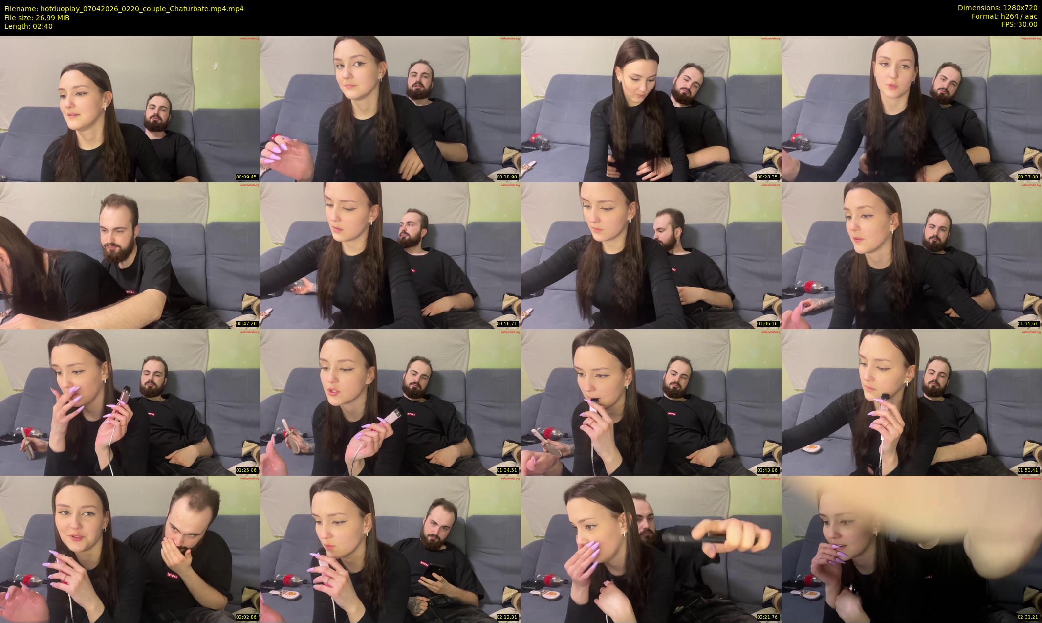 hotduoplay — 3 minute Chaturbate couple cam show recording, 720p, Apr 7, 2026
