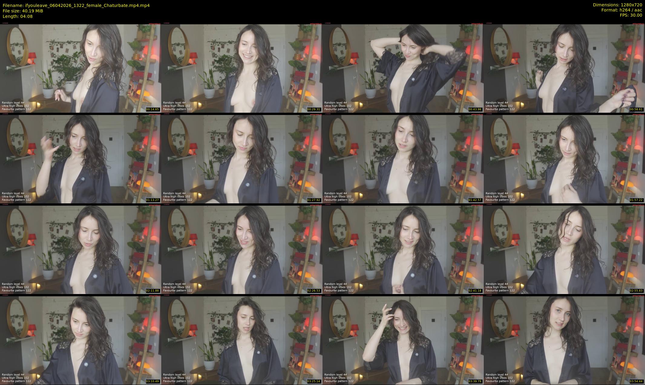 ifyouleave — 5 minute Chaturbate female cam show recording, 720p, Apr 6, 2026