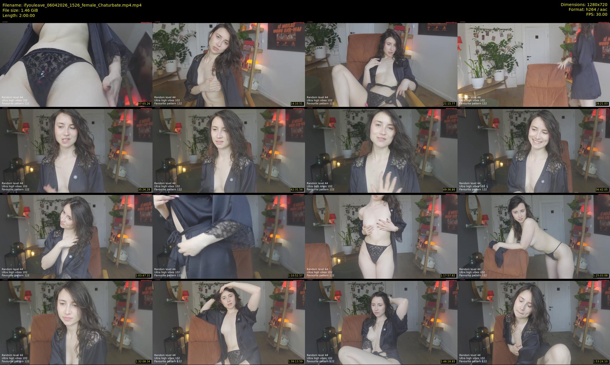 ifyouleave — 120 minute Chaturbate female cam show recording, 720p, Apr 6, 2026