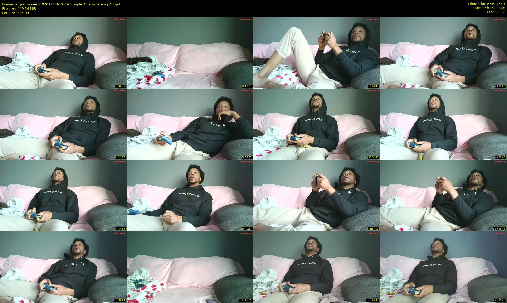 jasonsweets — 87 minute Chaturbate couple cam show recording, 480p, Apr 7, 2026