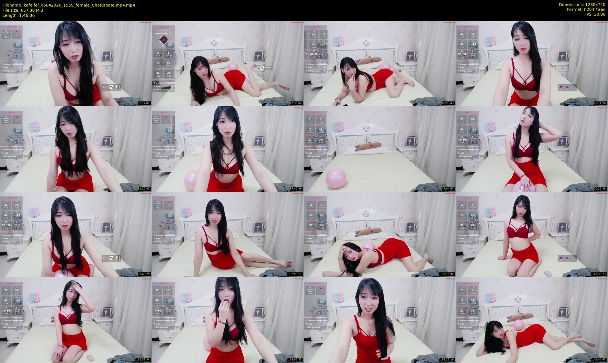 kefeifei — 107 minute Chaturbate female cam show recording, 720p, Apr 6, 2026