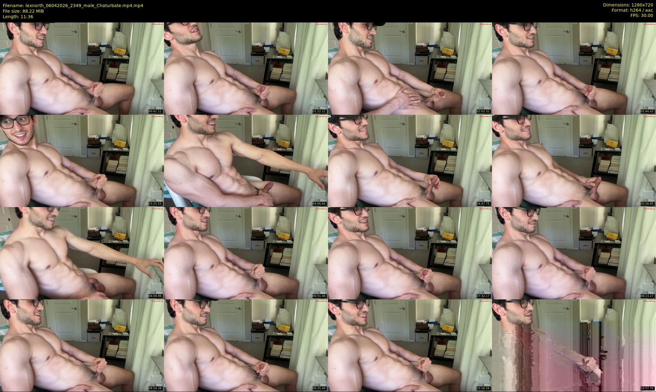 lexnorth — 12 minute Chaturbate male cam show recording, 720p, Apr 6, 2026