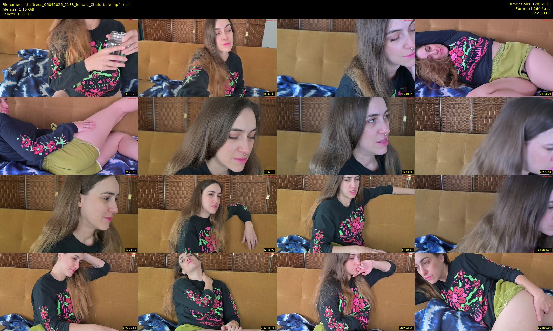 lilithoftrees — 90 minute Chaturbate female cam show recording, 720p, Apr 6, 2026