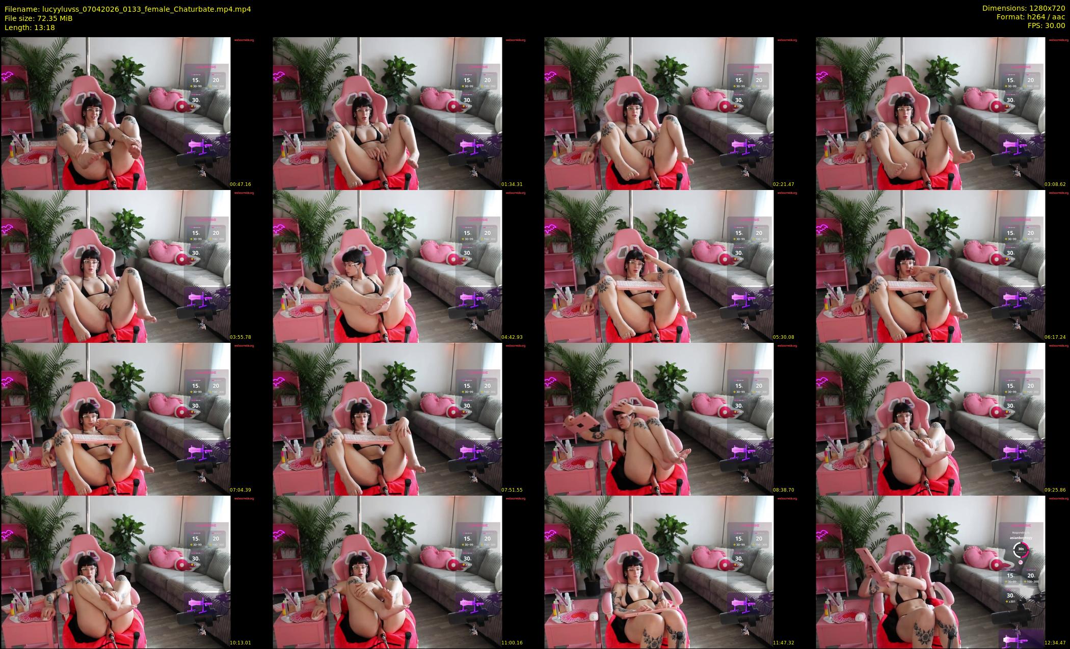 lucyyluvss — 14 minute Chaturbate female cam show recording, 720p, Apr 7, 2026