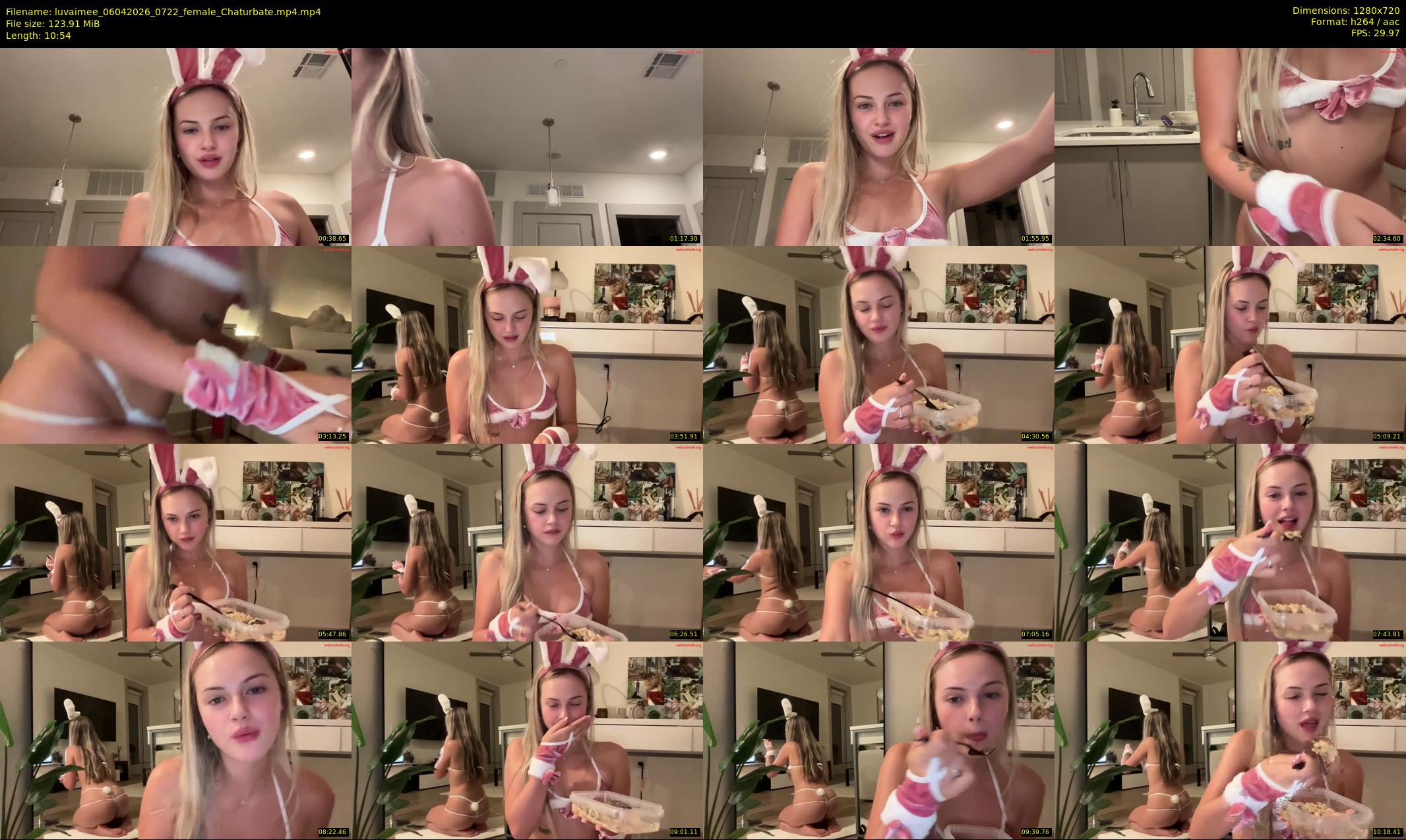 luvaimee — 11 minute Chaturbate female cam show recording, 720p, Apr 6, 2026