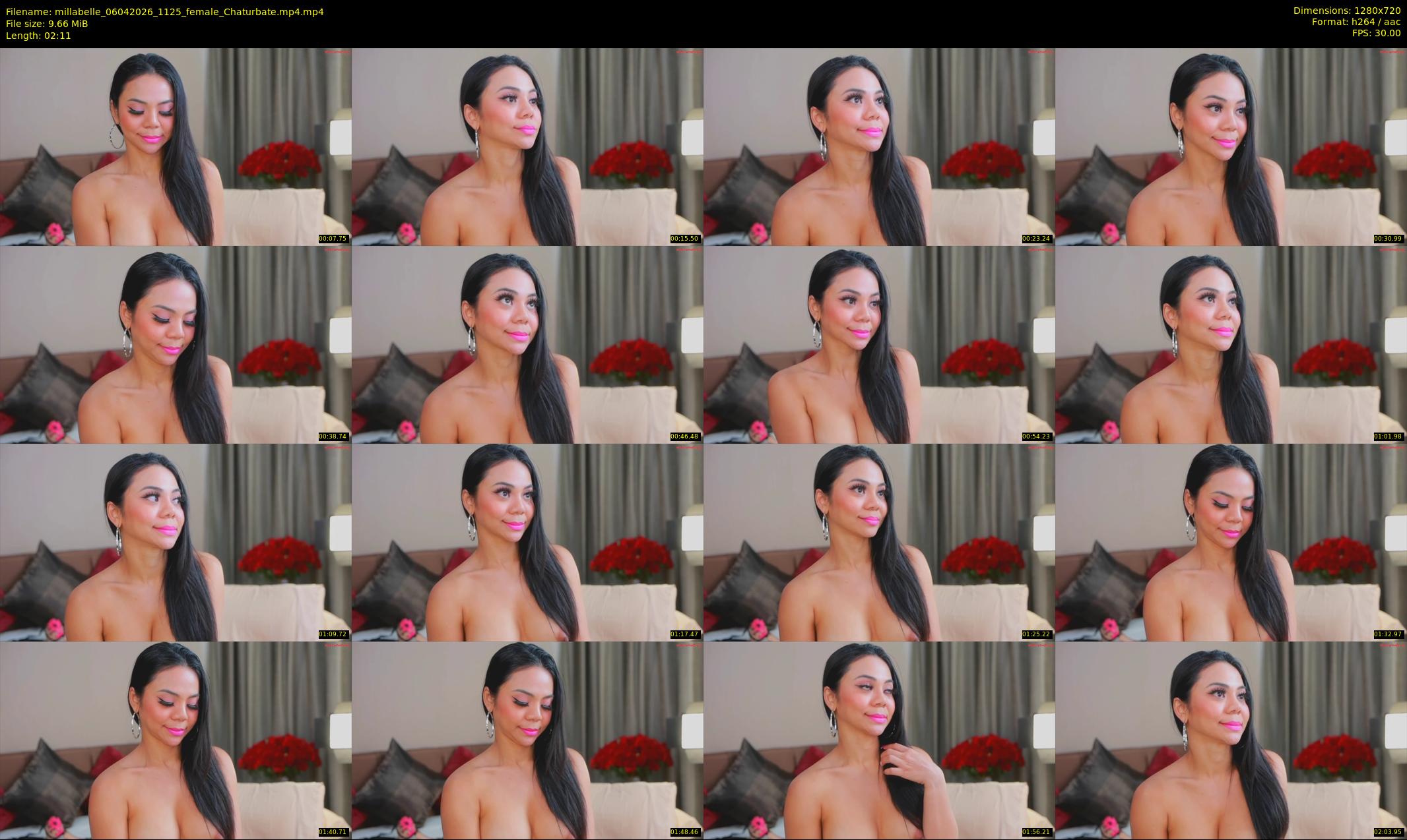 millabelle — 3 minute Chaturbate female cam show recording, 720p, Apr 6, 2026